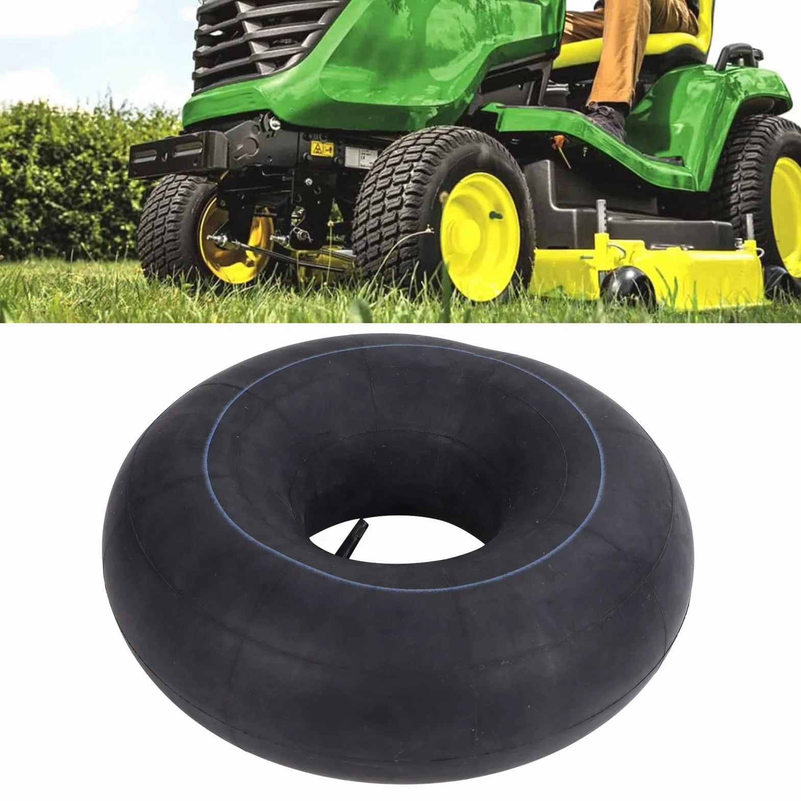 Camera D'aria per Trattori, Pneumatici Tosaerba 20x10x8 con Steli Valvola in Gomma Corti TR13 Adatti Veicoli Carrelli Pianali Cerchi da 8 Pollici Compresi tra 8,0 e 10,0