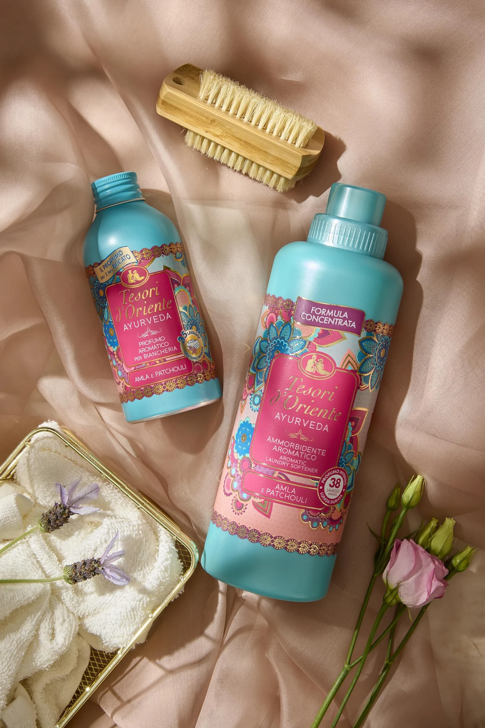 Tesori d'Oriente Ammorbidente Lavatrice Concentrato Ayurveda 38 Lavaggi 760 ml
