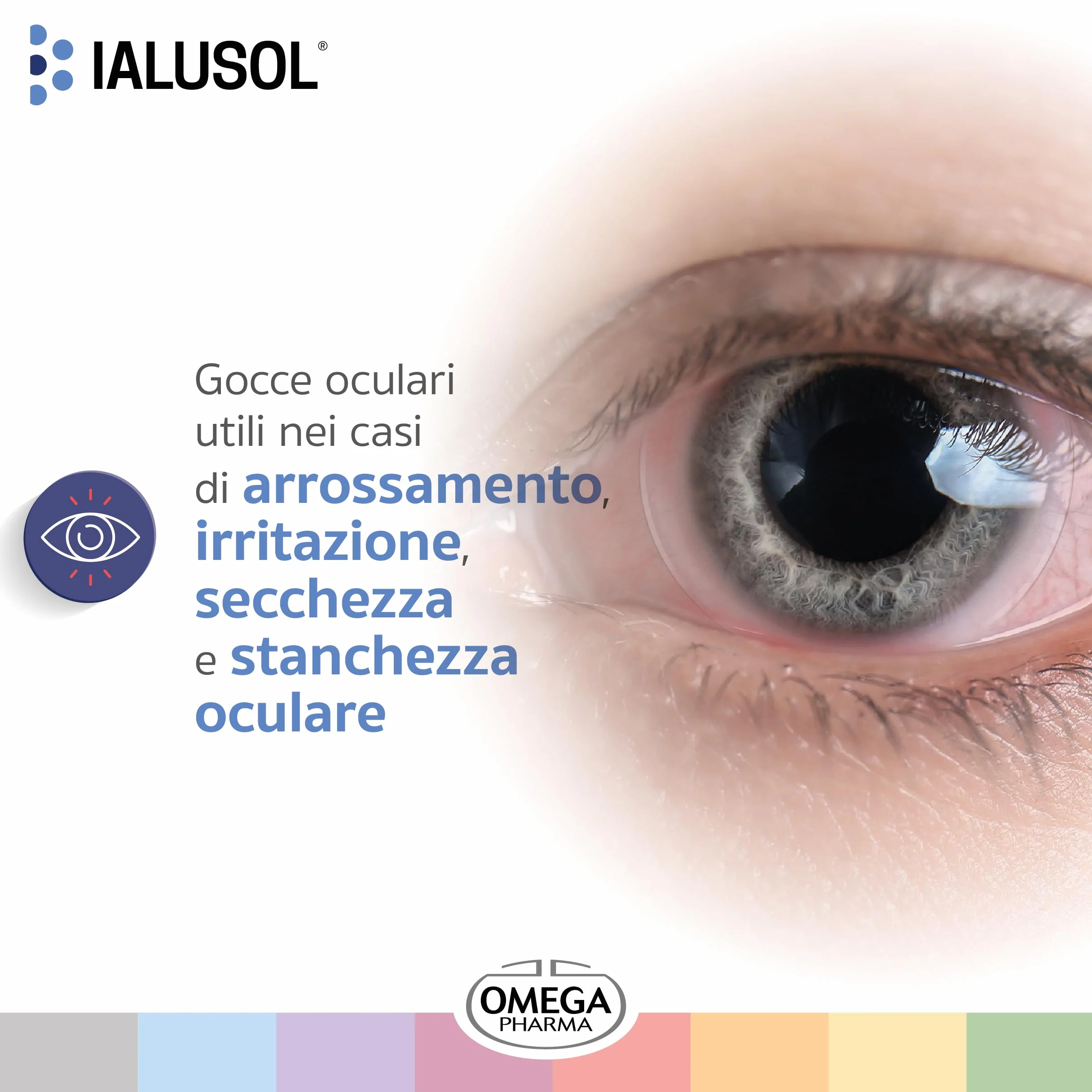 Omega Pharma Ialusol Gocce Oculari Acido Ialuronico 15 ml