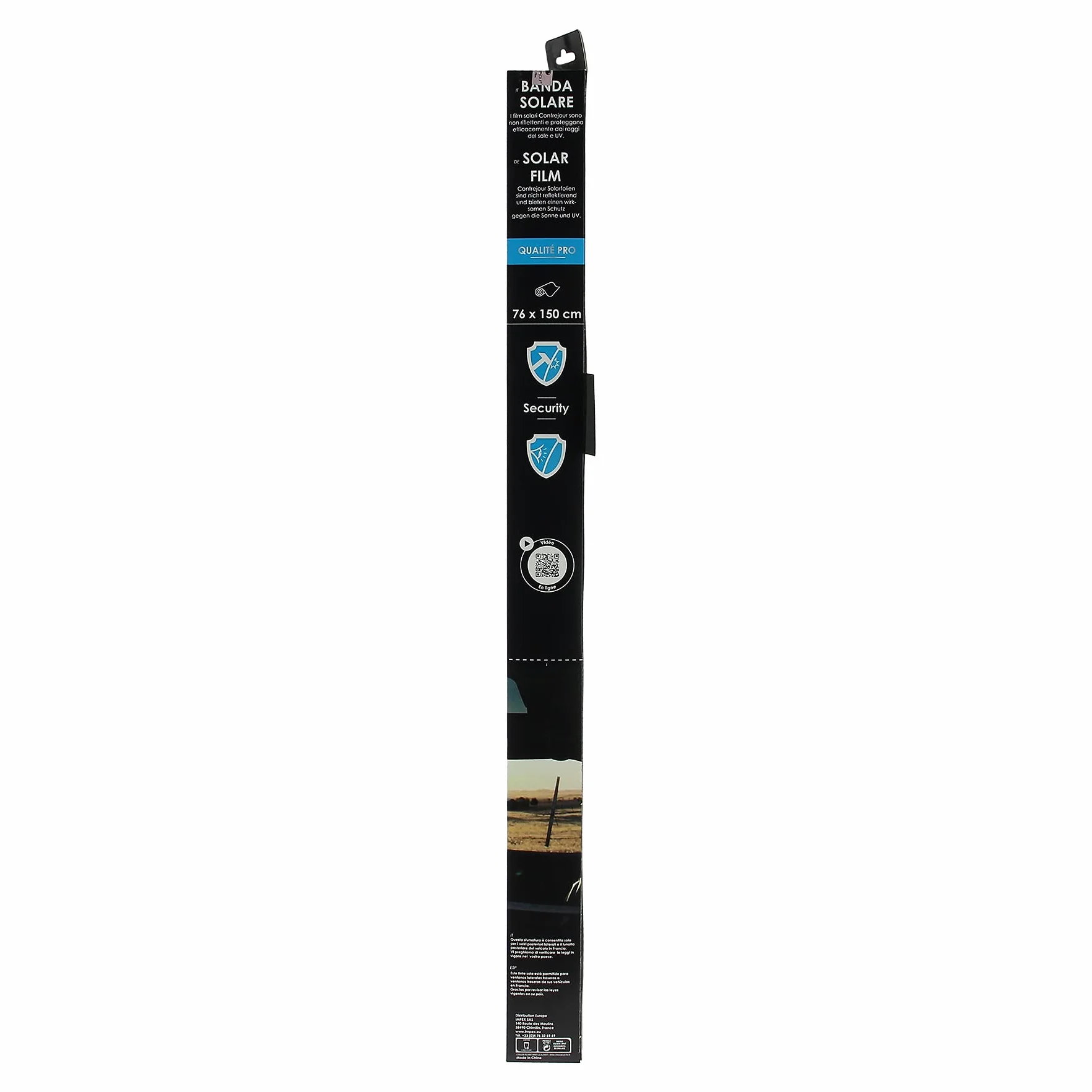 Contrejour 463905 Pellicola solare per vetri auto, 95%, 76 x 150 cm,Scura, taglia unica