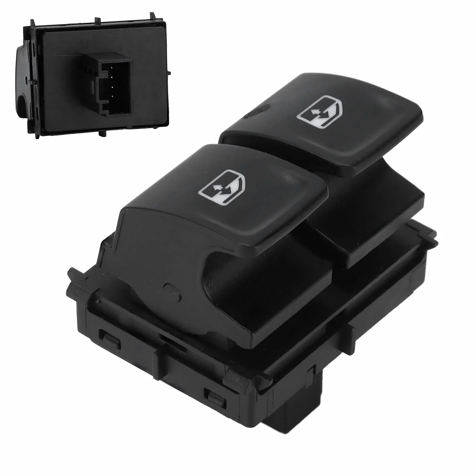 Akozon Interruttore del Finestrino Dell'auto, Interruttore di Controllo della Finestra Elettrica Sostituzione Impermeabile 5G0959858D Per Crafter