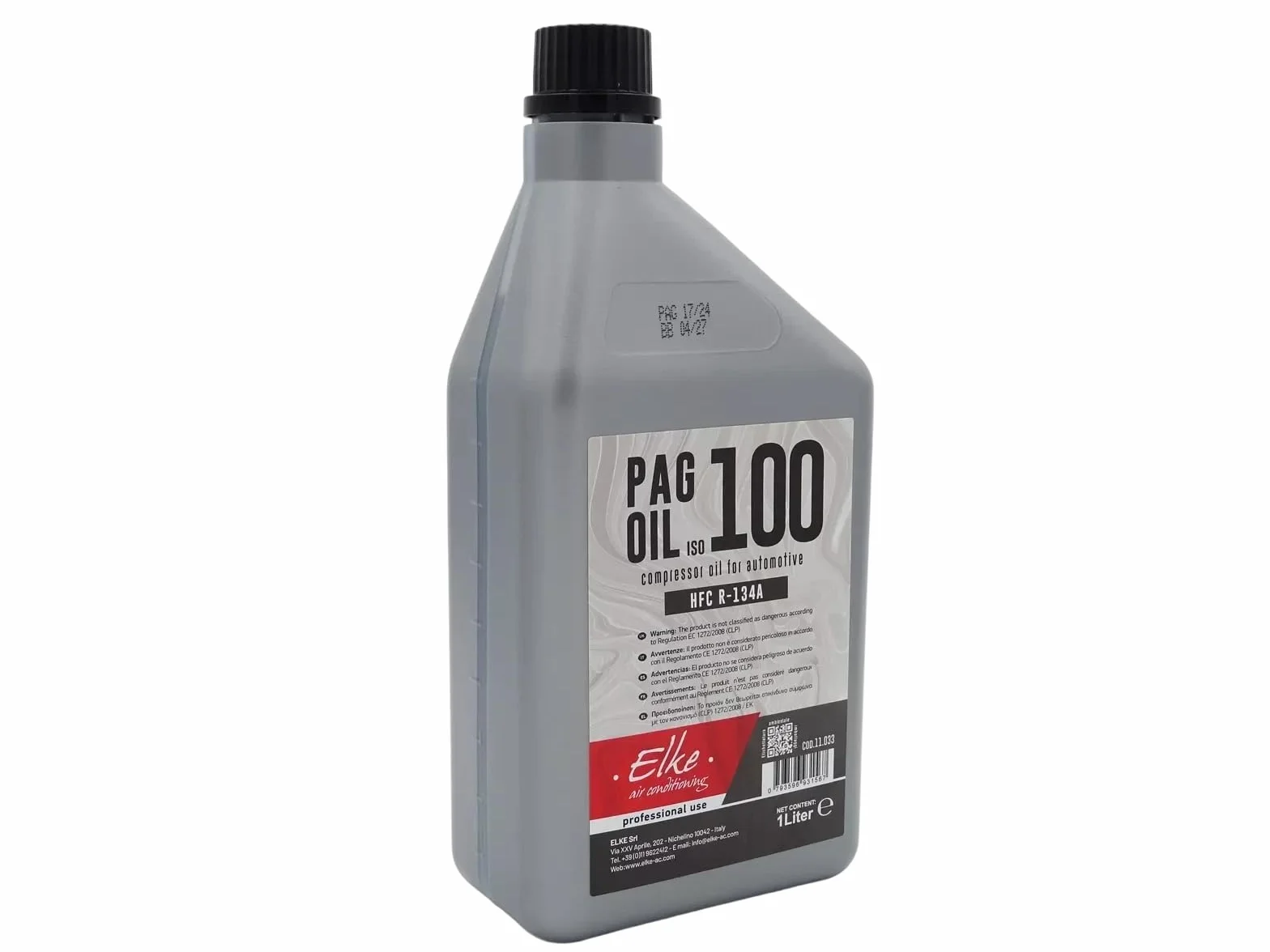 Elke Compressore Climatizzatore • Olio PAG 100 ml • Lubrificante per aria condizionata auto