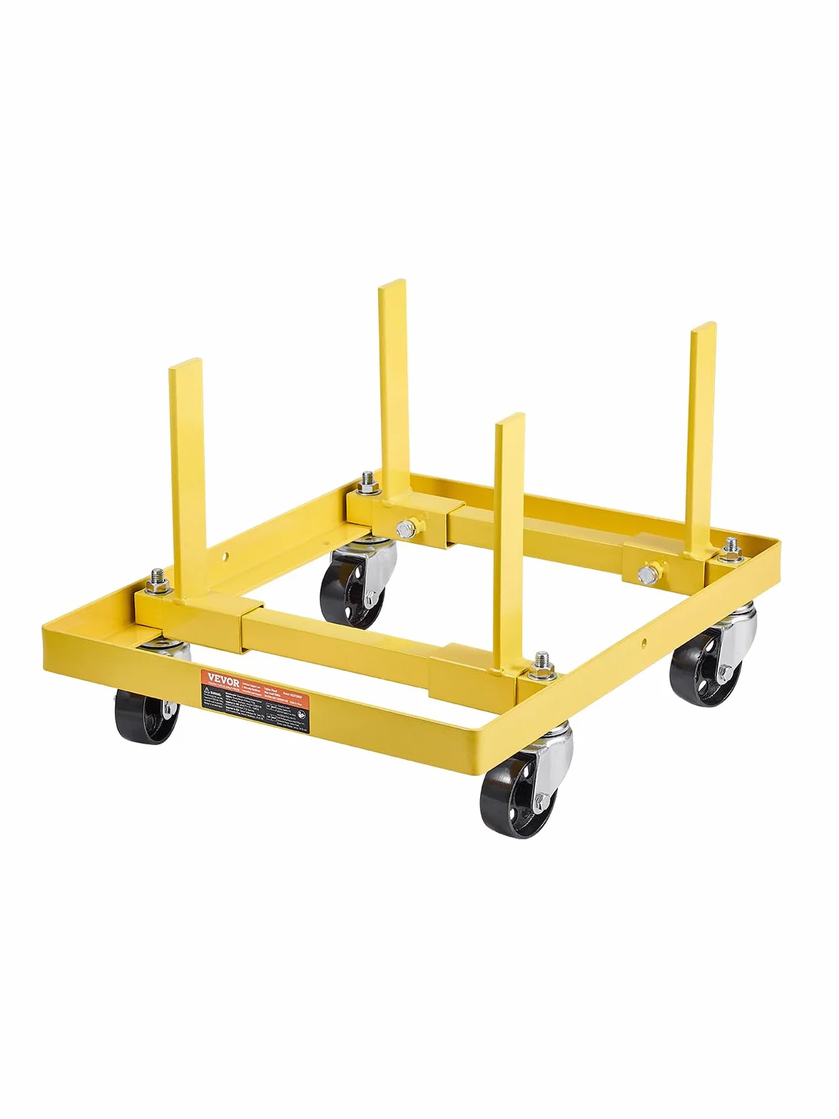 VEVOR Supporto Motore Sollevatore Motore 340 kg Regolabile in Acciaio con 4 Ruote Girevoli