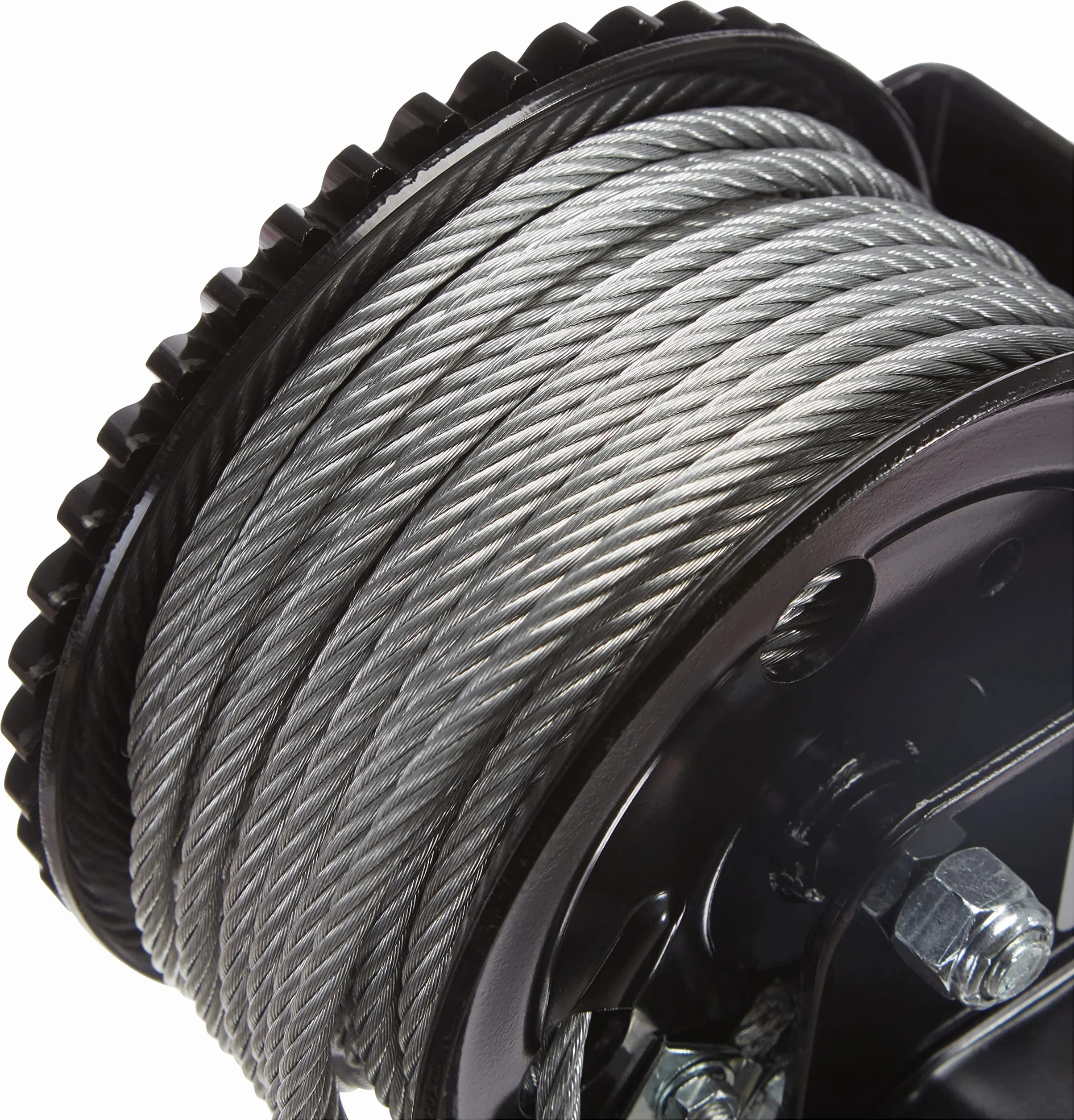 Kerbl Works Hand Winch argano manuale acciaio cavo antistrappo freno automatico