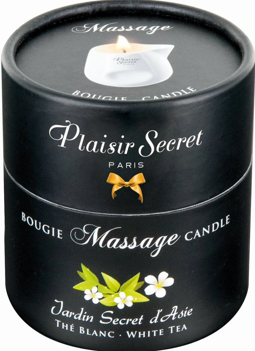 Plaisirs Secrets Candela da Massaggio White Tea 80 ml