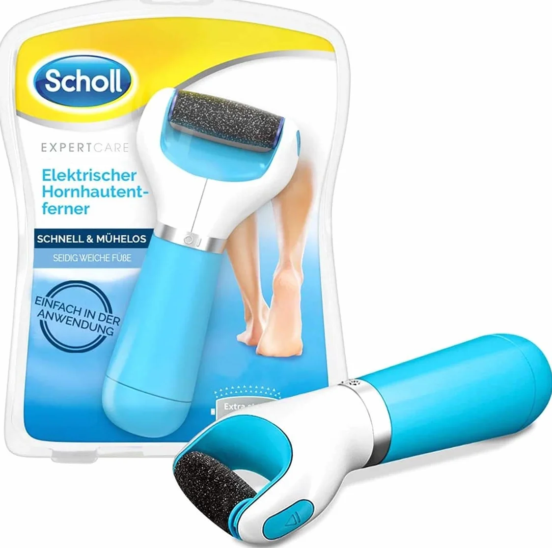 Doctor Scholl Velvet Smooth Limetta Elettrica per Piedi, Blu
