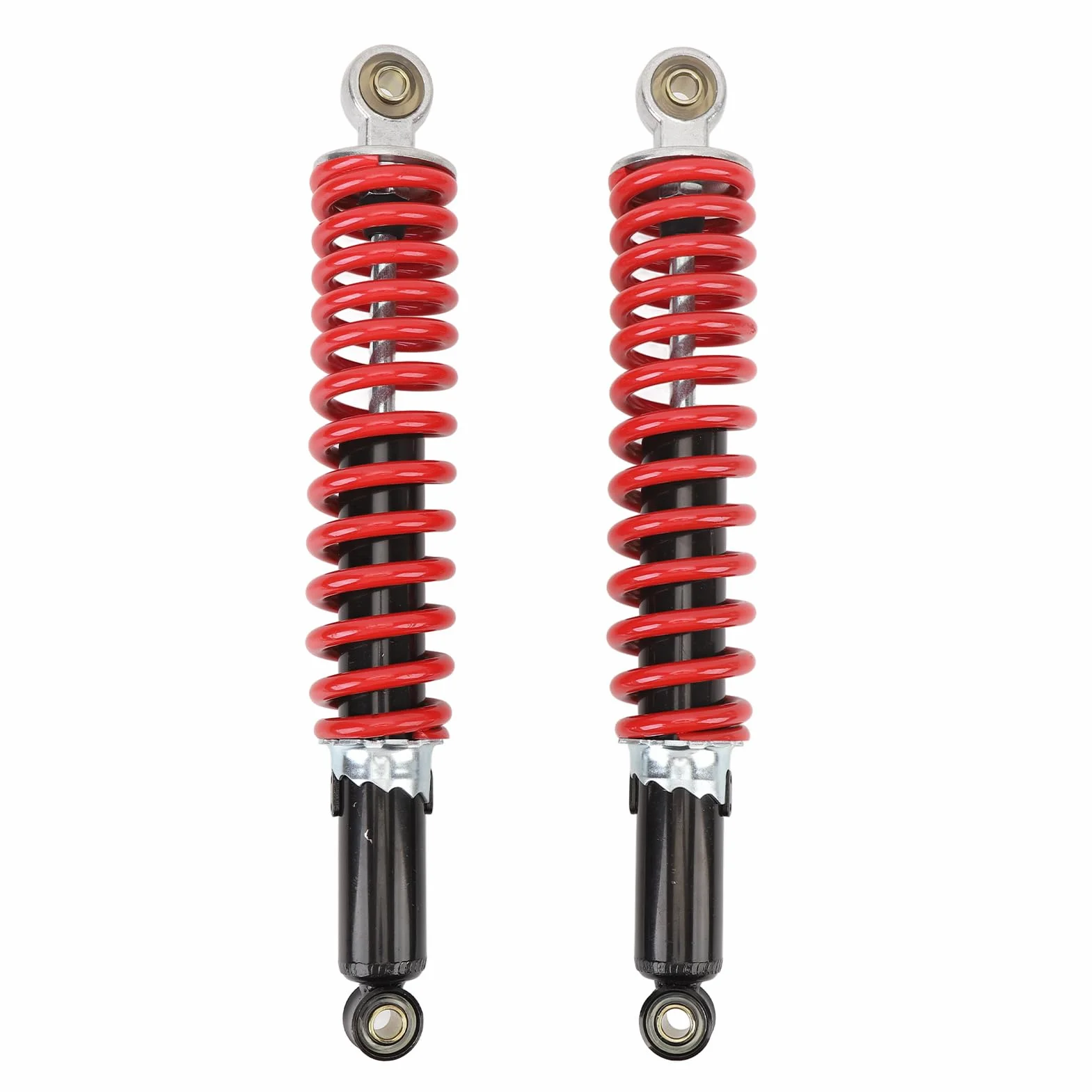 2 ammortizzatori universali 350 mm con molla ad alte prestazioni 8 mm, adatti per Dirt Pit Bike, ATV Quad e scooter 50 °C a 150 °C