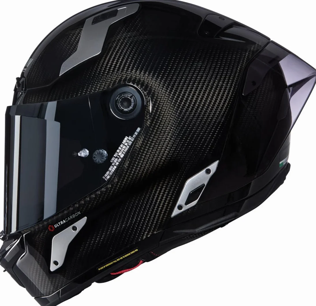 Nolan X-804 RS Ultra Carbon Argento Casco