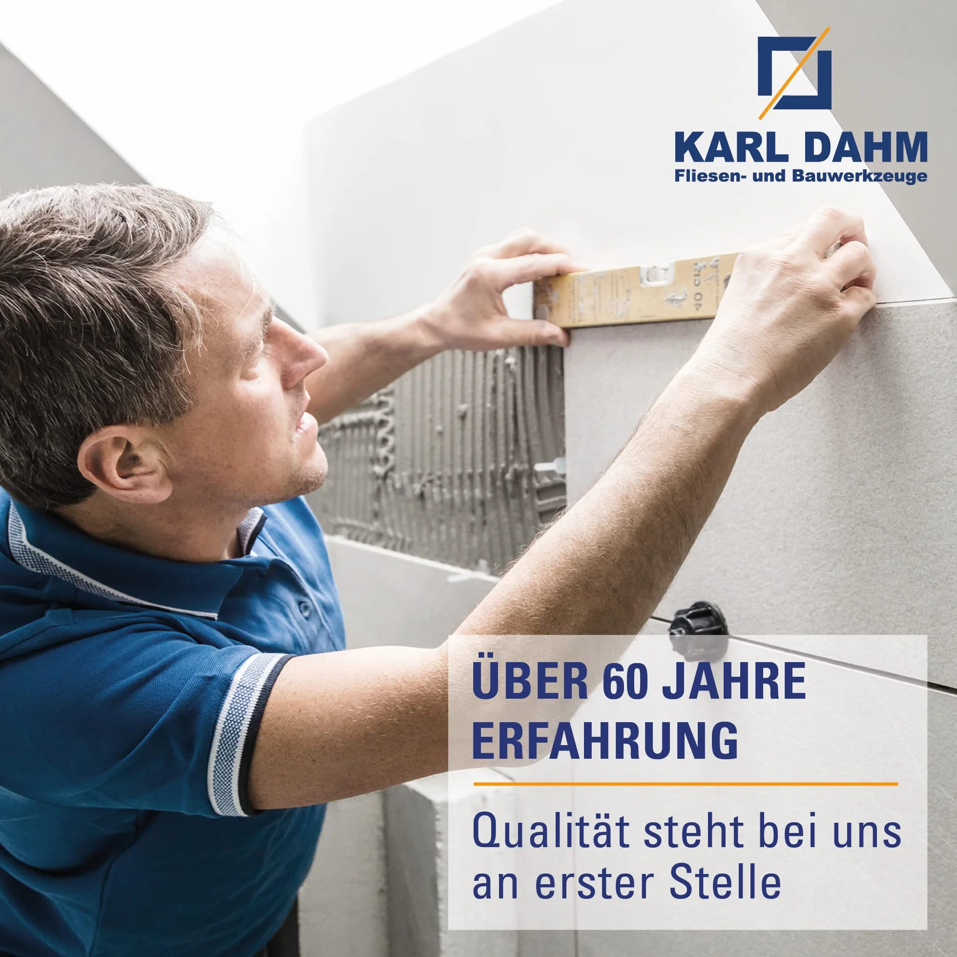 Karl Dahm Plus Rullo Pressore con Impugnatura Regolabile in Altezza I Pratico Rullo da Pavimento per il Disaccoppiamento di Membrane e Fogli Sigillanti - 11599