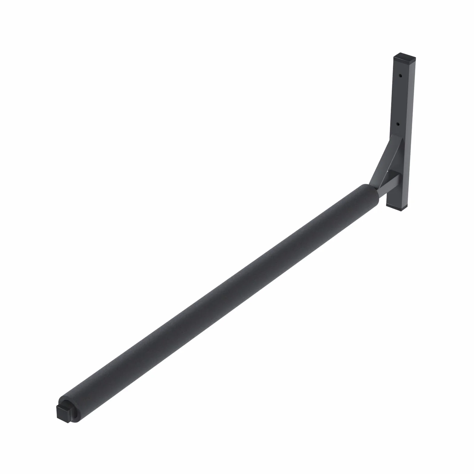 Supporto a parete per box da tetto da 82 cm WSB O nero in acciaio per la conservazione di bauletti da tetto, attrezzi da giardino scatole portatutto per sport tavole da surf e iSUP