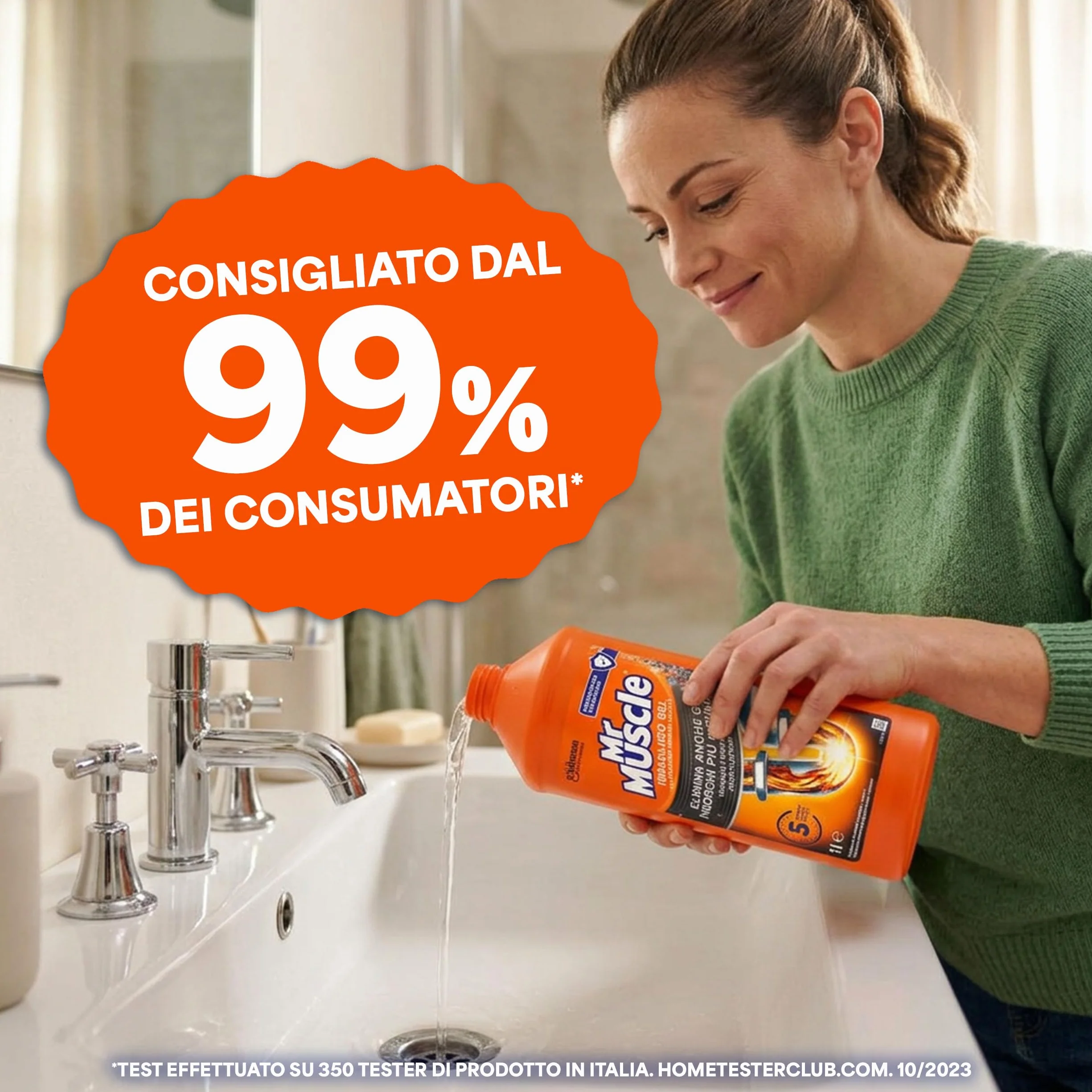 Mr Muscle Idraulico Gel Disgorgante Forte per Tubi e Scarichi 3x1000 ml