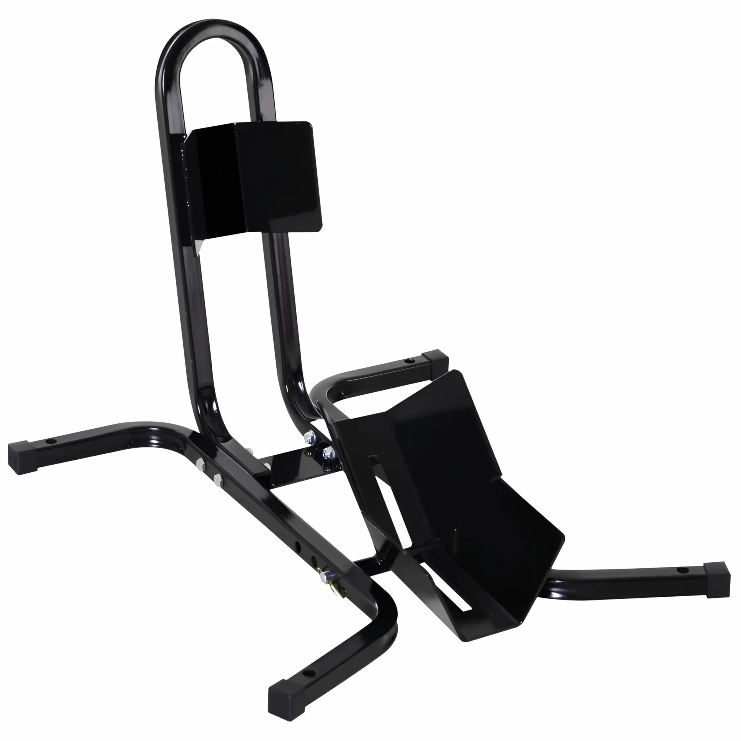 Blocca Ruota Moto Universale Regolabile 3 Livelli Anti-Caduta Peso Max 250 kg Metallo 60x55x43 cm Nero