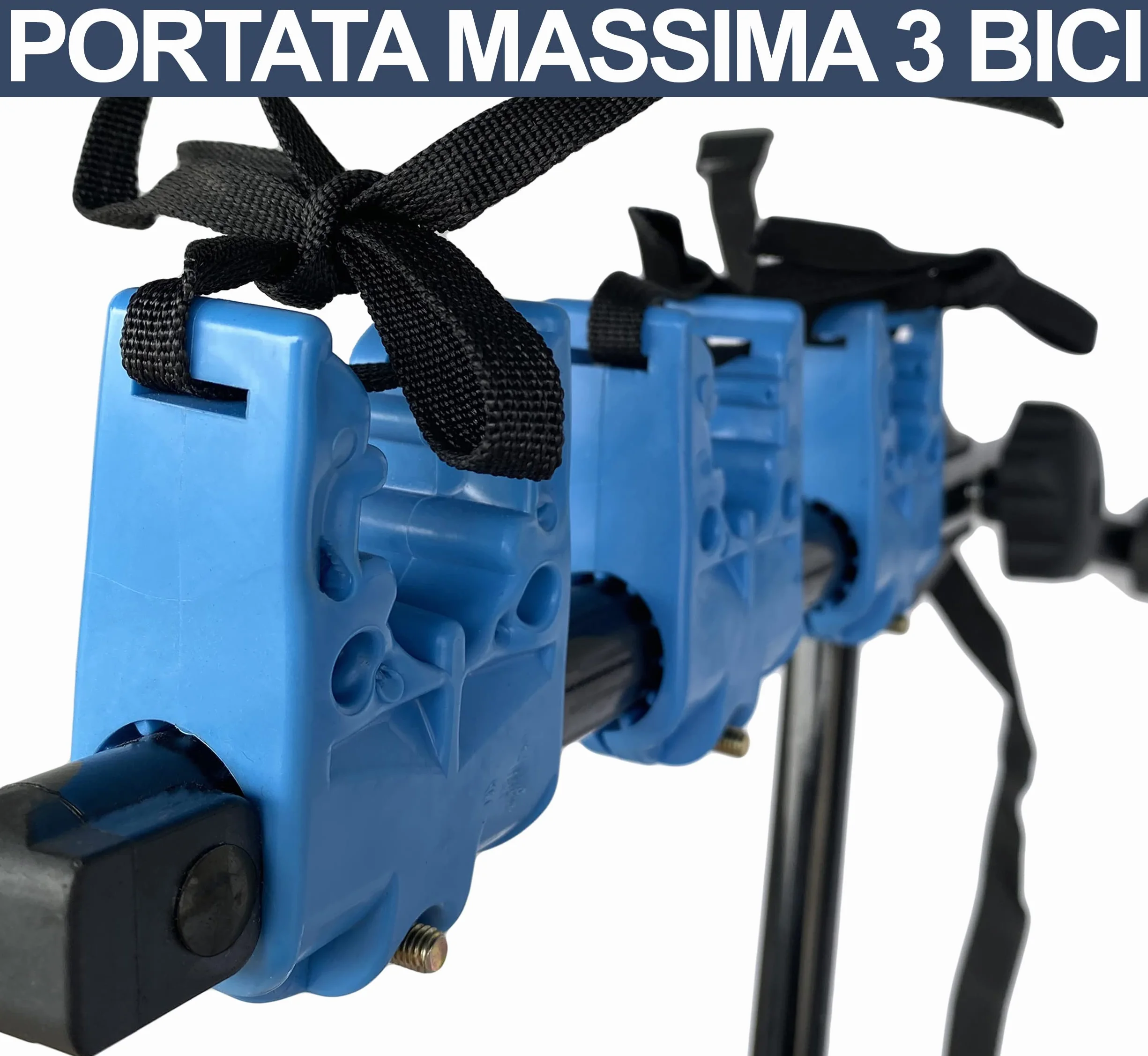 Portabici Universale Posteriore Auto Lupex PBAAL_B Fino a 3 Bici 40 kg Acciaio Zincato