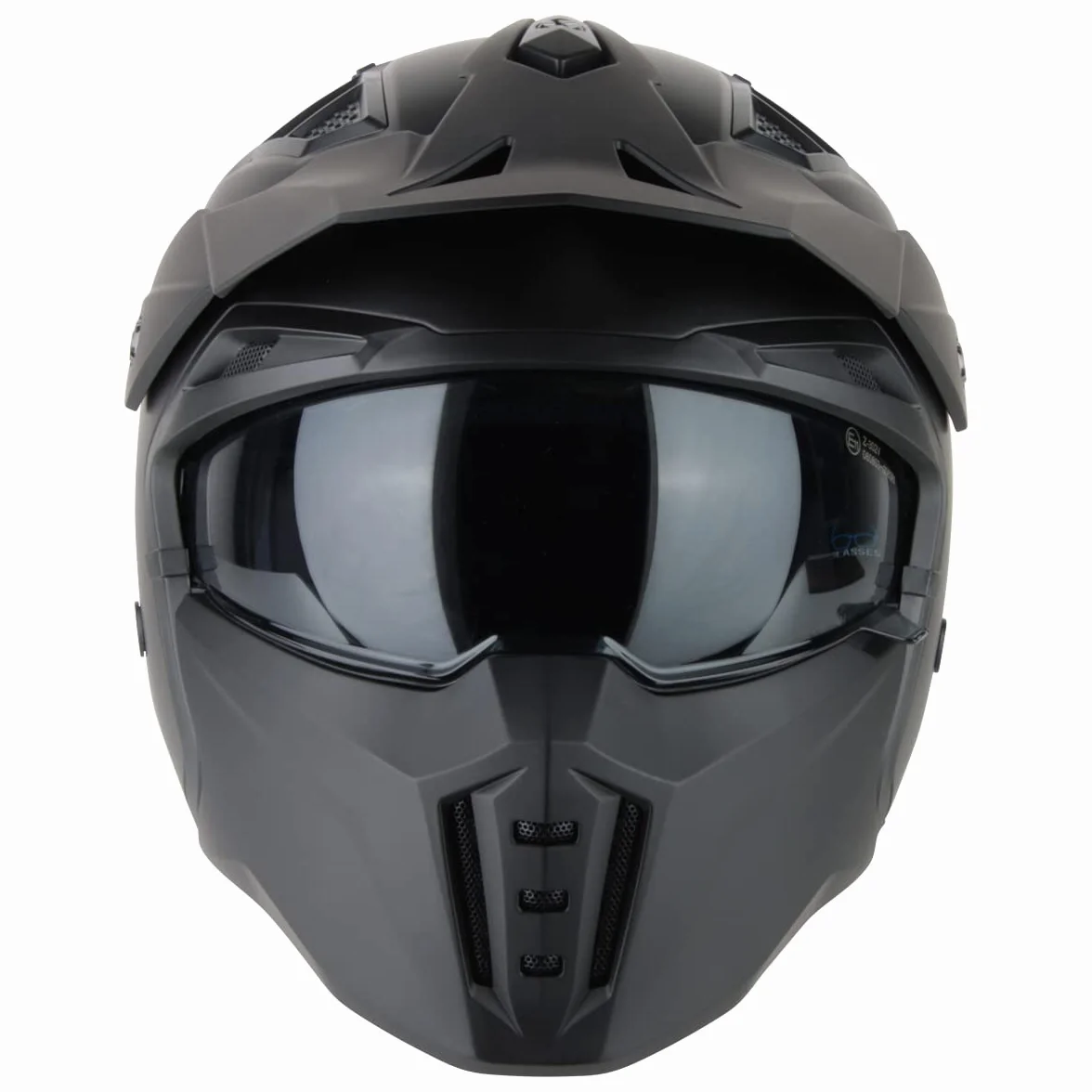 VINZ Kioto Casco Jet / Streetfighter | Certificato ECE 22.06 | Casco Moto / Scooter con Visiera Parasole | Mentoniera rimovibile | nelle taglie dalla XS-XXL
