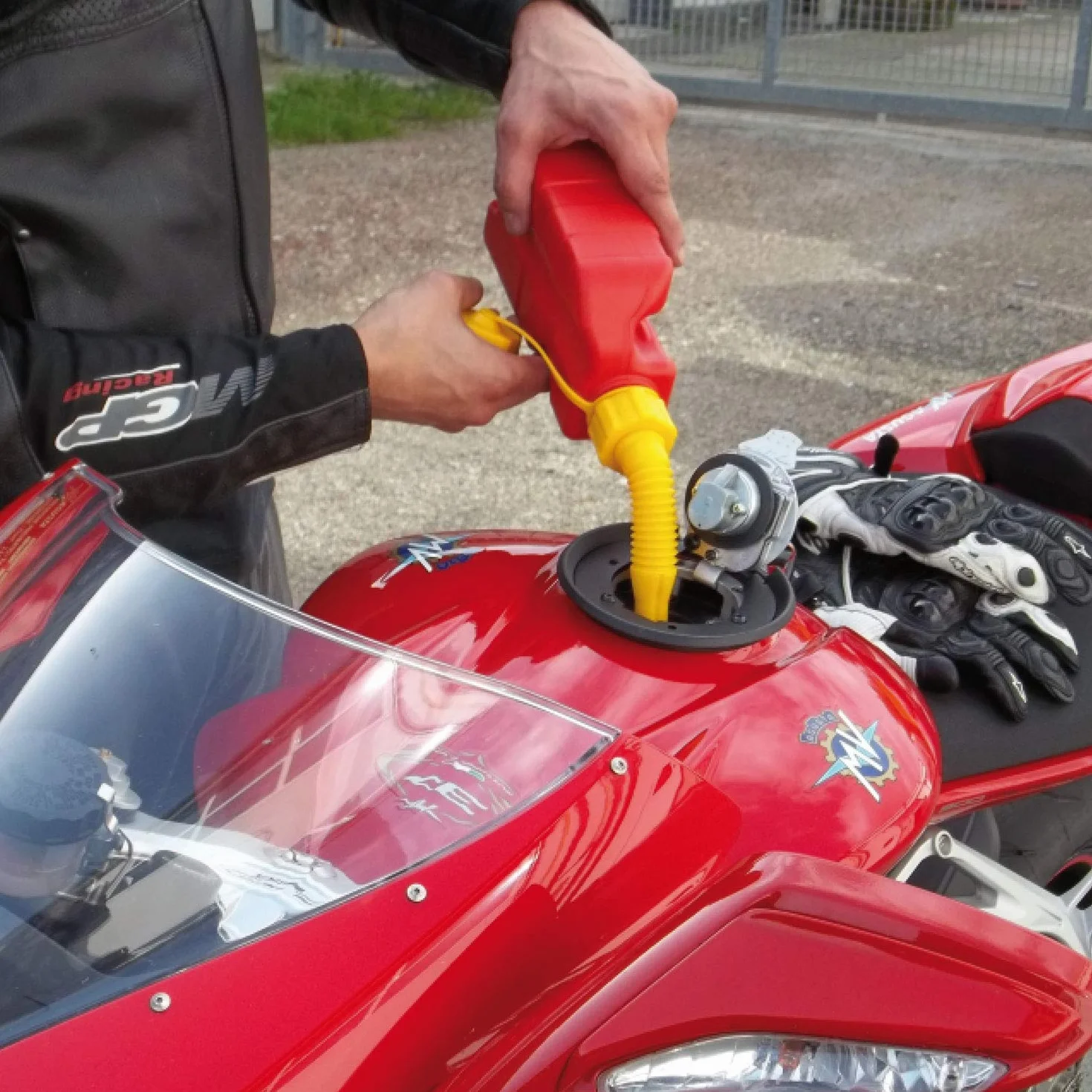 Tanica emergenza benzina 1L SOS FUEL UN ADR-RID IMDG