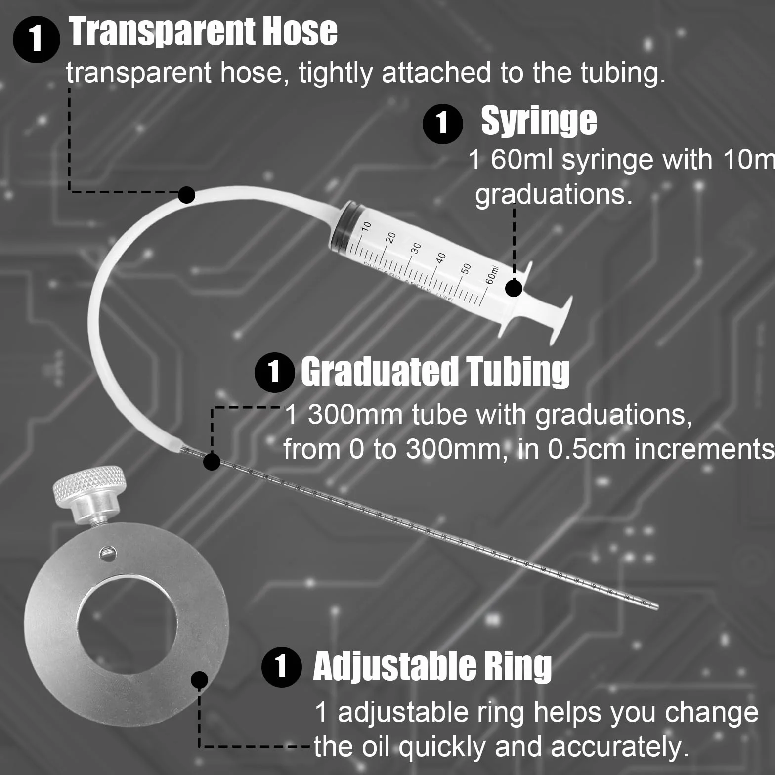 Kit Servizio Forcella Moto Strumento Livello Olio Compressore Molla Ammortizzatore Set Manutenzione Riparazione