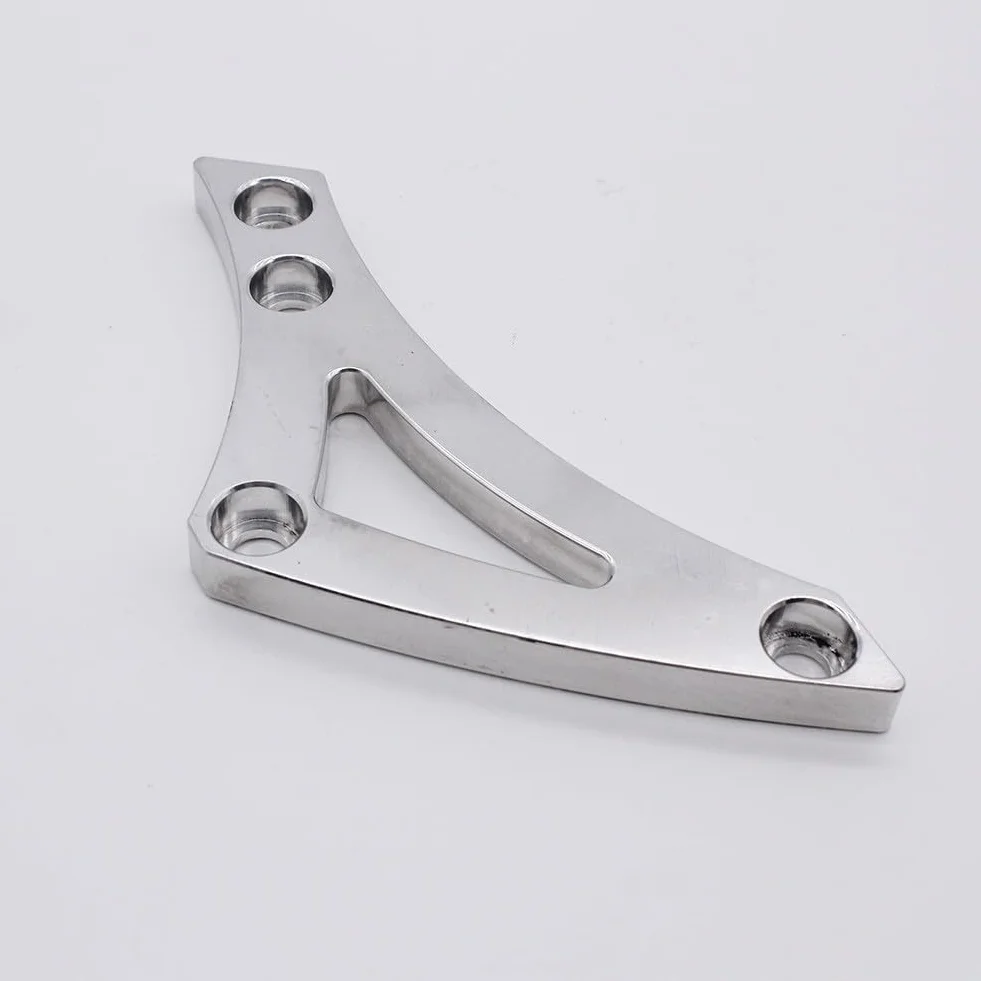 Kit staffa alternatore in alluminio e 318/340/per 360 per generatori a cinghia trapezoidale, nero o argento, per OEM compatibile
