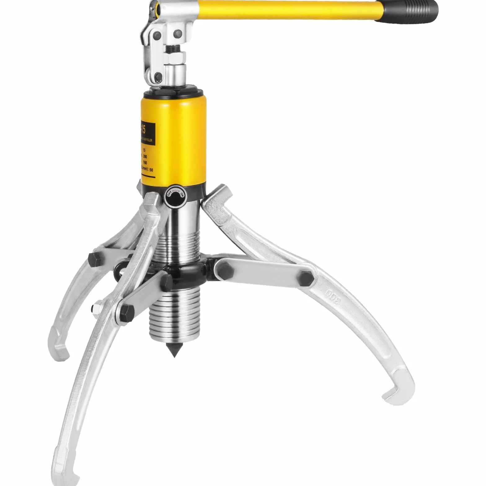 VEVOR Separatore Idraulico 15T, Estrattore Ingranaggi a 3/4 Ganci, Kit Mozzo Cuscinetto con Maniglia
