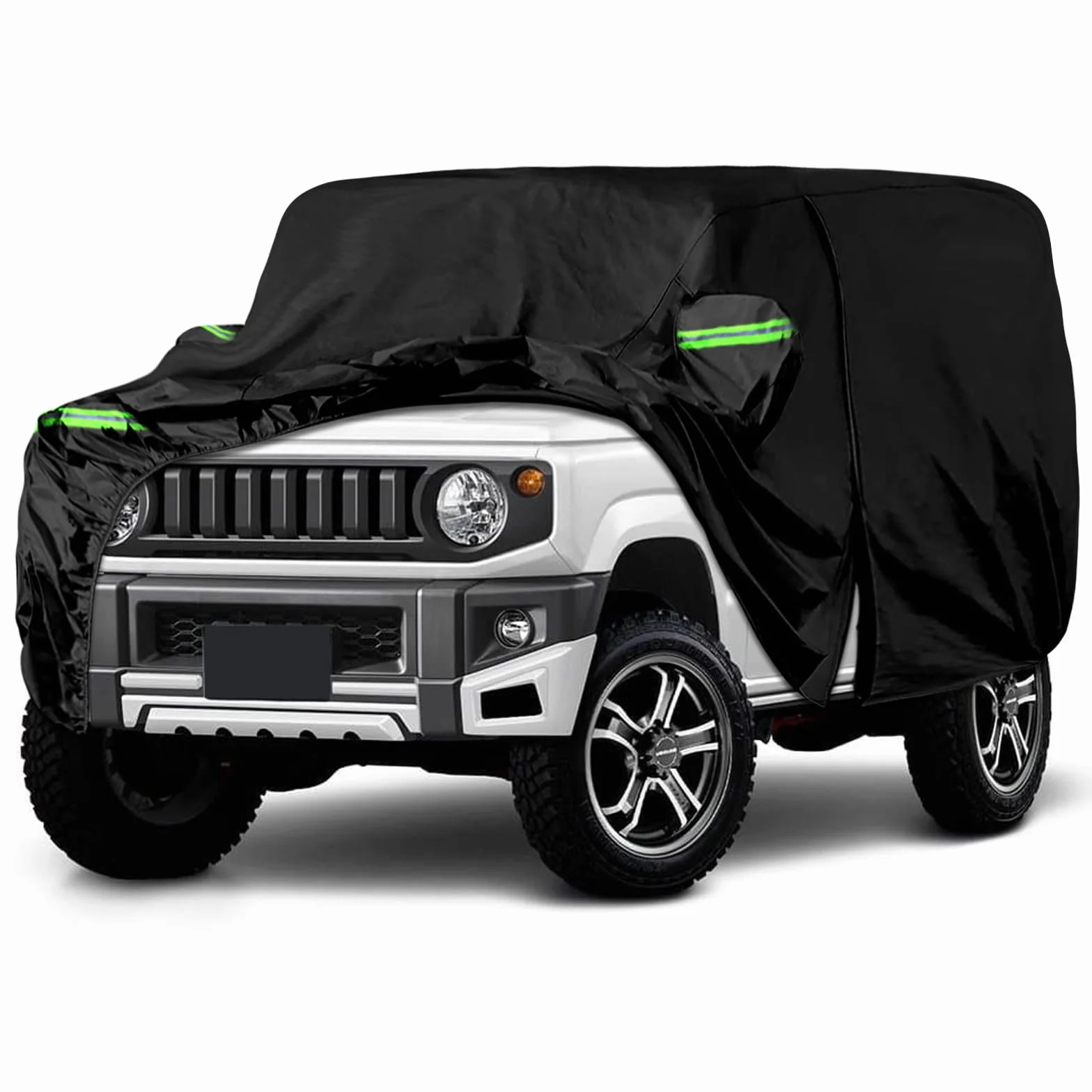 Telo Copriauto Compatibile con Suzuki Jimny (3 Porte) 1998-2024, Impermeabile Traspirante Copertura per Auto Telone