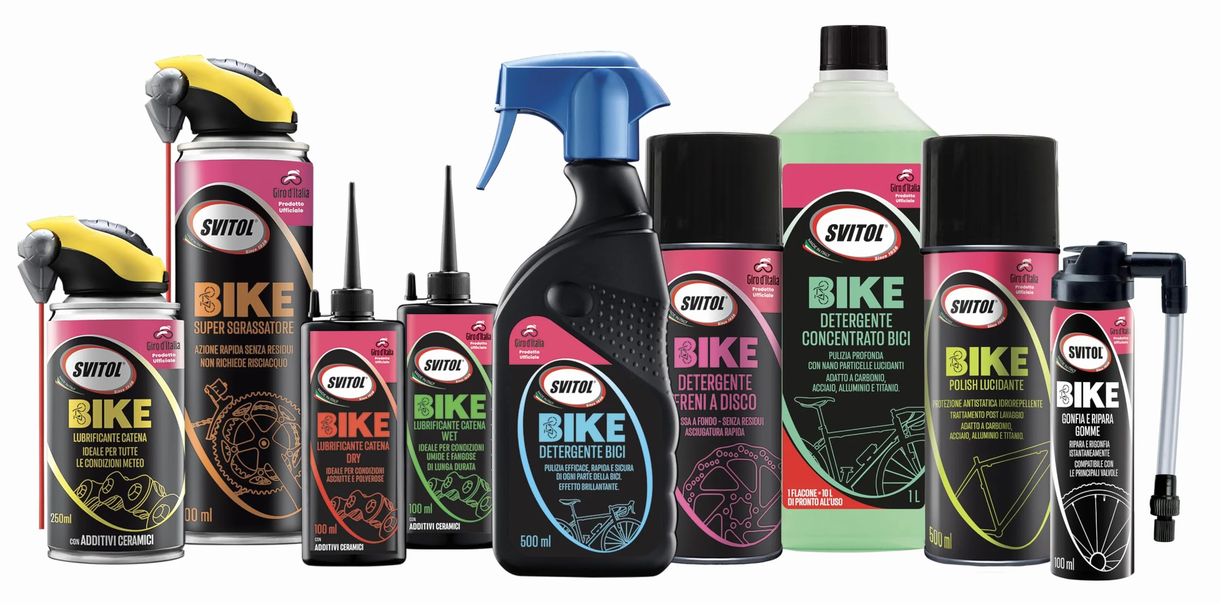 SVITOL Gonfia e Ripara Gomme, Ripara e Rigonfia Istantaneamente, di Facile Utilizzo, 100 ml