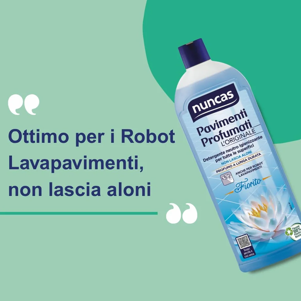 Nuncas Pavimenti Profumati Detergente Fiorito Multipack 3 x 1 litri