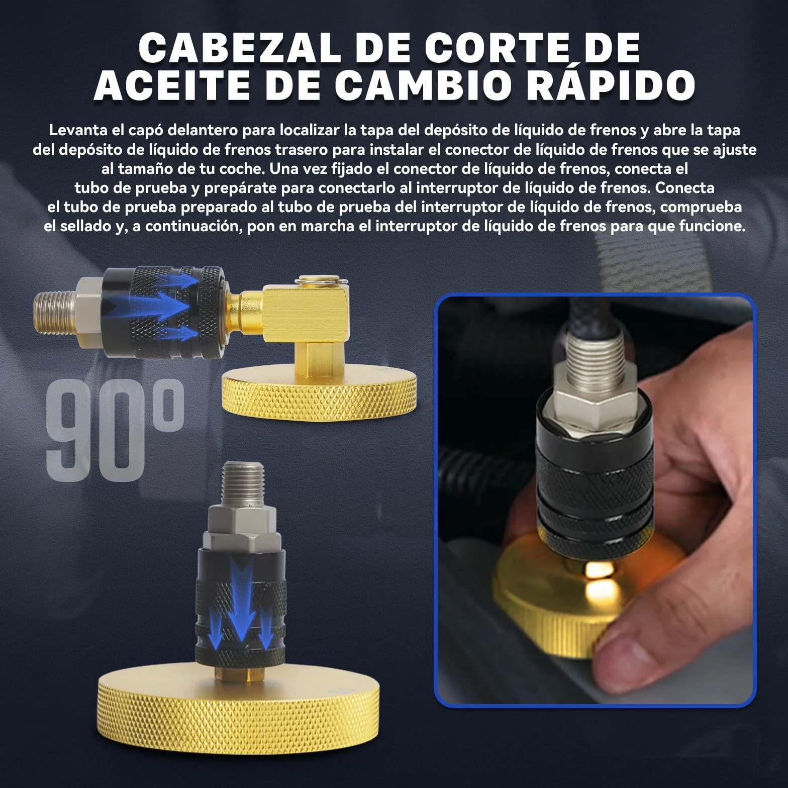 AUTOOL Kit di spurgo per cilindro principale, 20 pezzi, per spurgo freni