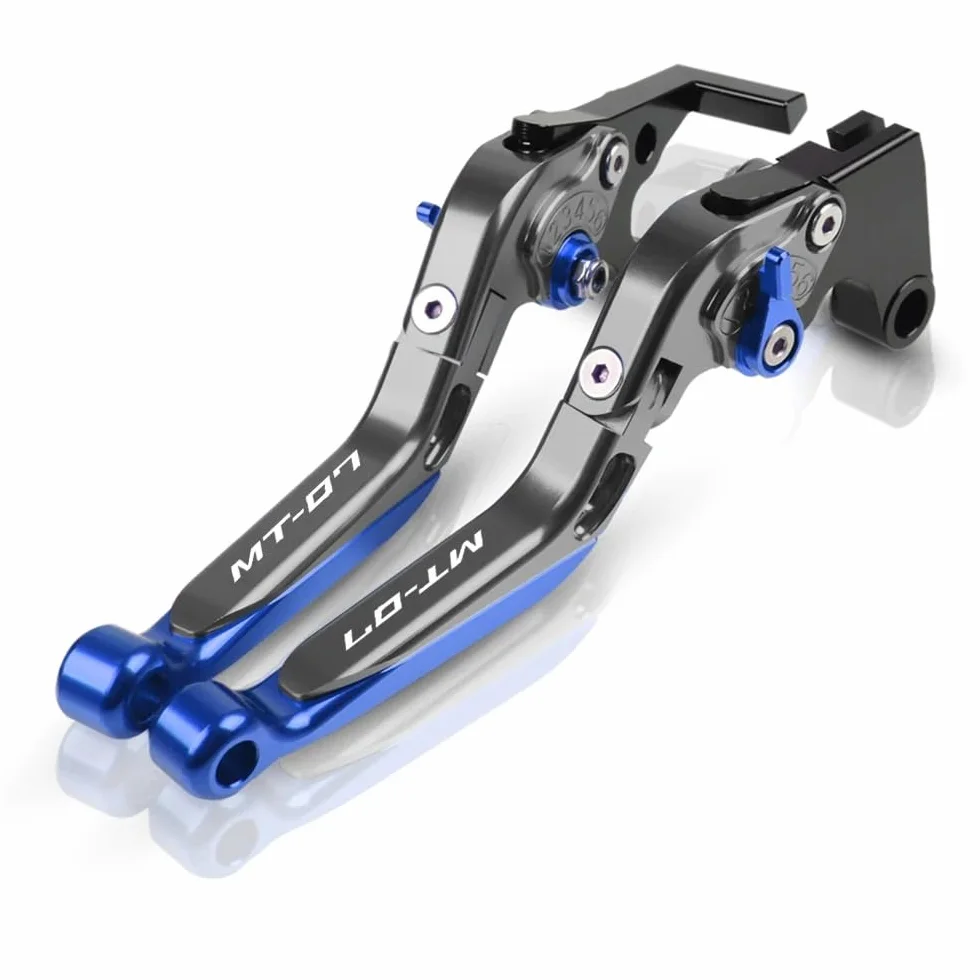 Leva Frizione Freno MT-07 MT07 2018-2020 CNC Pieghevole Regolabile Estendere Blu Accessori Moto Manubrio