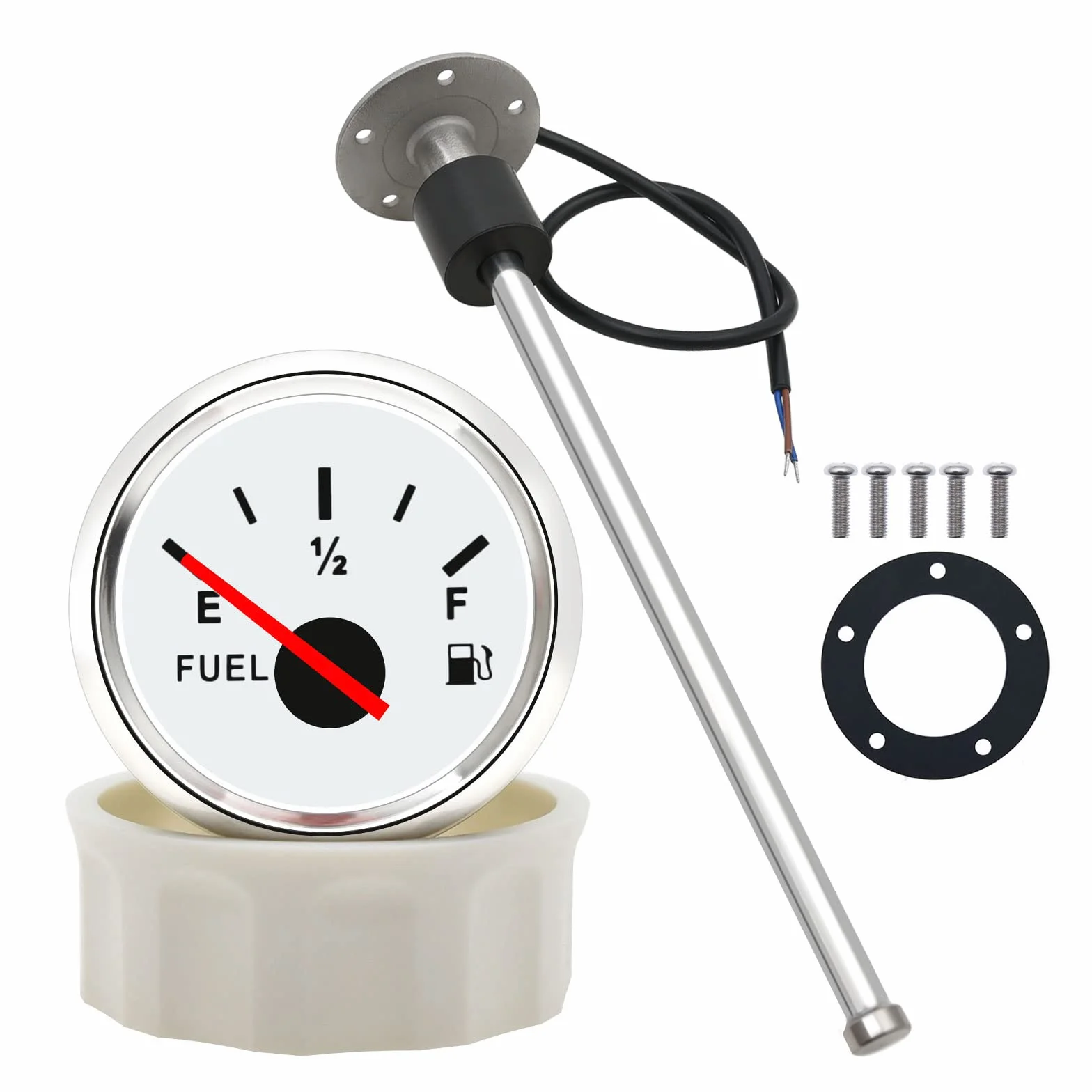 Sensore di Livello del Carburante 300mm 0-190ohm per Camper Auto Barche