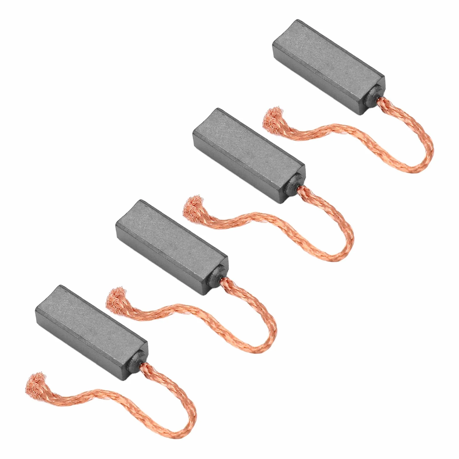 Brx40710 Kit di Riparazione Regolatore Alternatore Set 4 Spazzole per Motore Elettrico Generatore