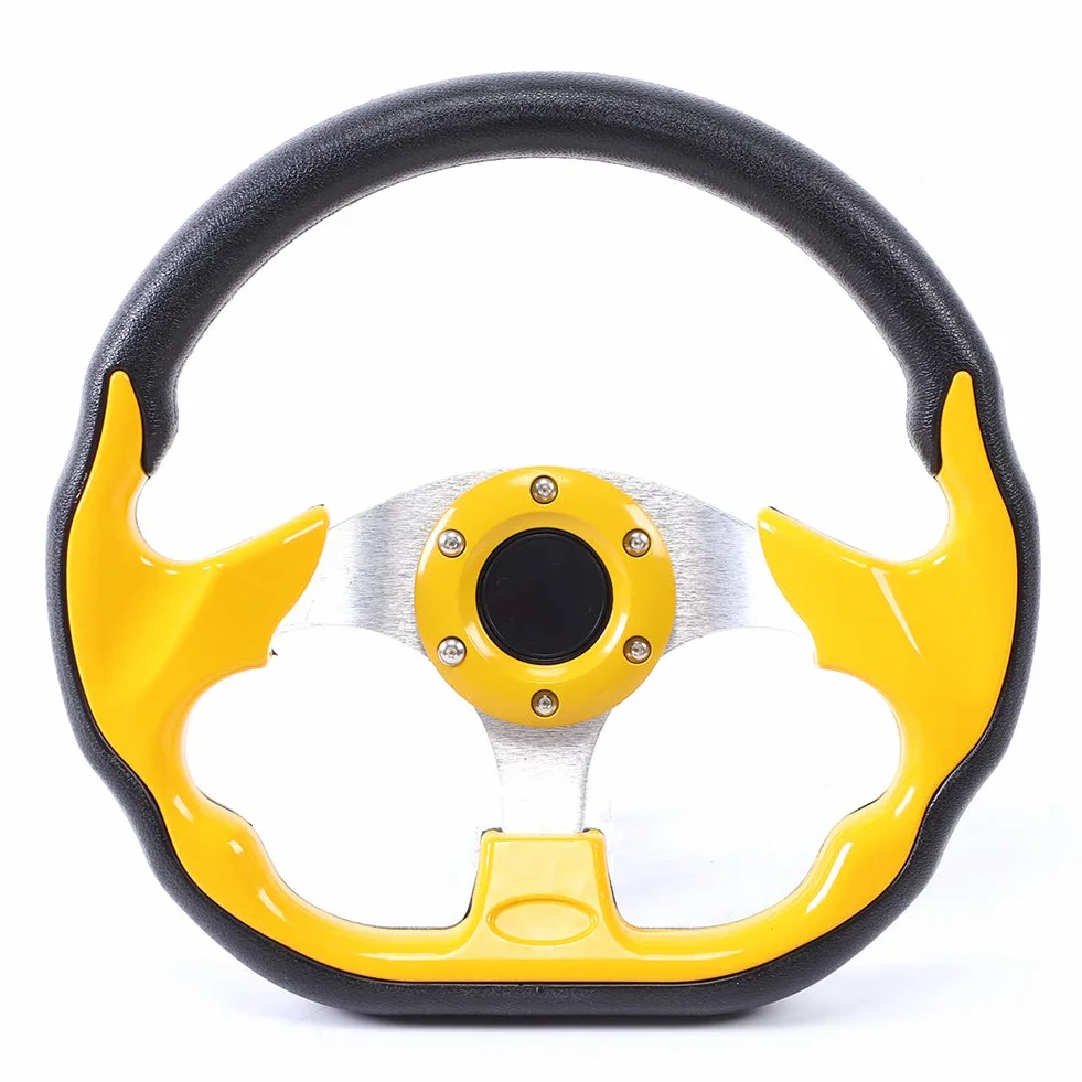 Volante da Volante da 12,5 Pollici in Fibra di Carbonio per Auto Sportiva da con Accessorio Universale per Pulsante Clacson
