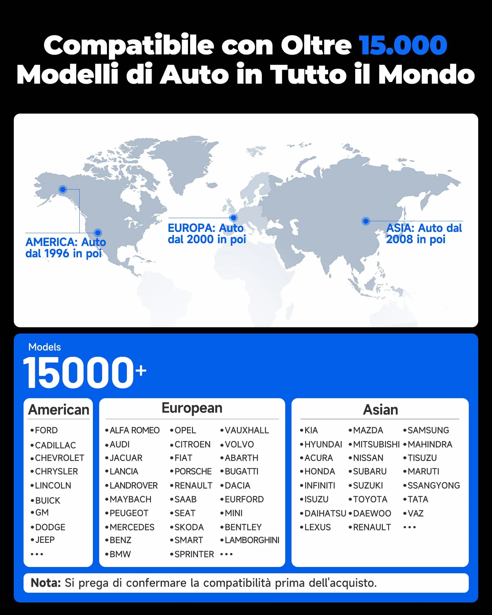 TOPDON AL400 OBD2 Diagnostico per Auto, 10 Modalità, Schermo 2.4 Pollici TFT