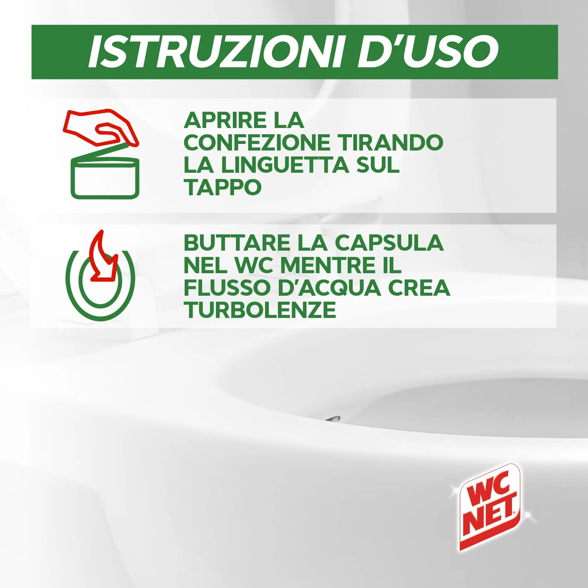 Wc Net Professional 20 Caps Capsule Idrosolubili per WC Scioglie Ingorghi
