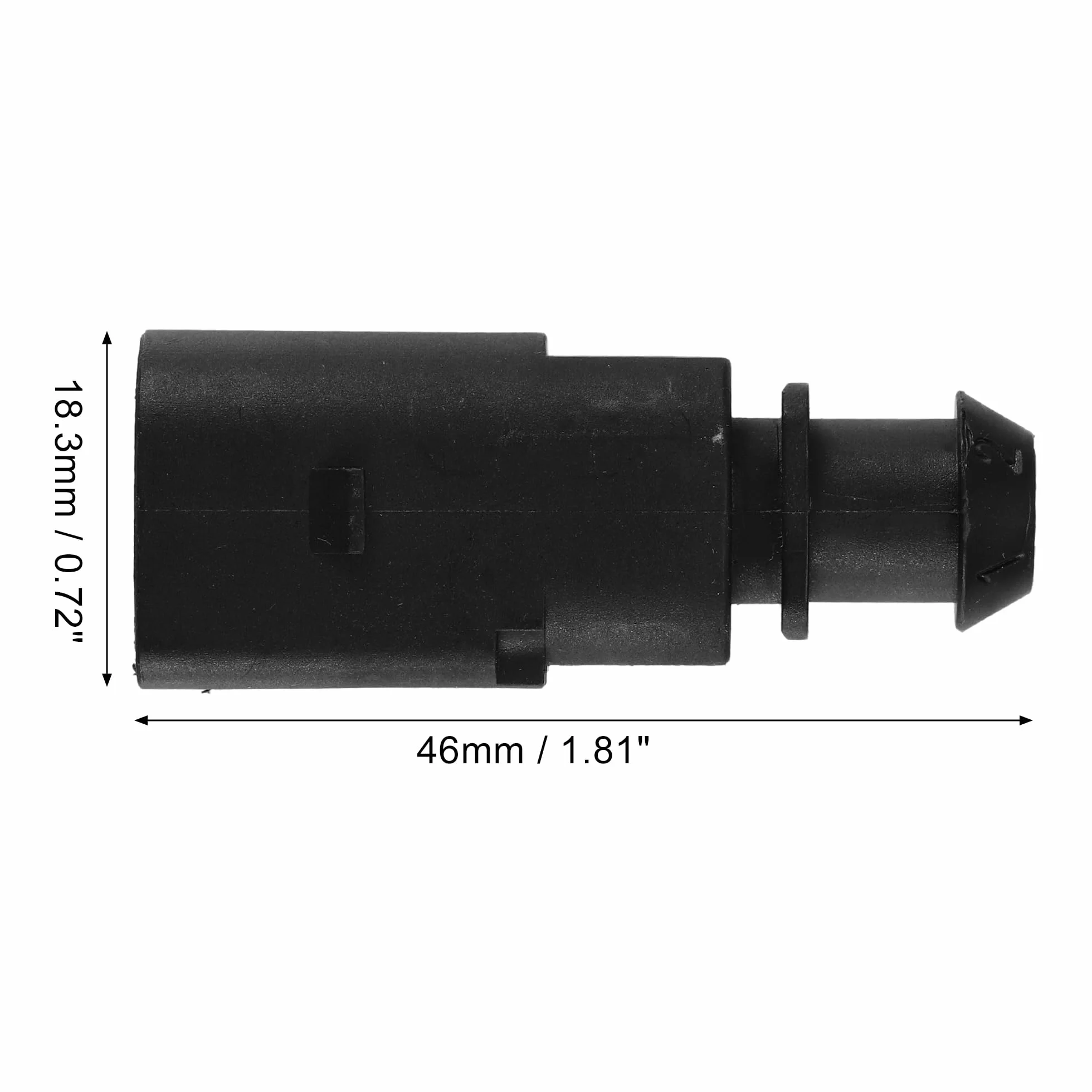 X AUTOHAUX 1 Set Connettore Terminali Maschio Spina Sensore Temperatura Acqua Connettore per Audi A3 2015-2020