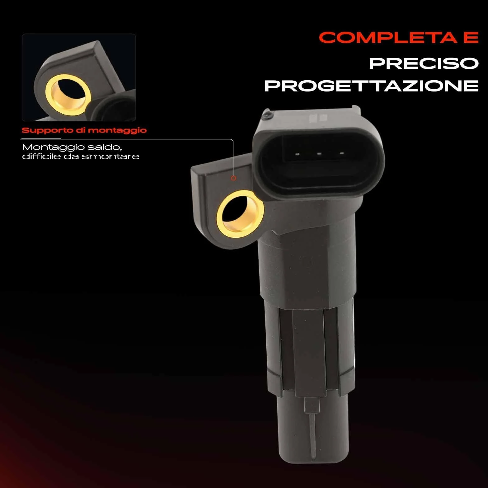 Frankberg Posizione dell'albero Motore Sensore dell'albero Motore 3-Poli Compatibile con Fabia II 542 Polo 9A 9N Ibiza IV SportCoupé 6J1 6P5 Fox Compatta 5Z1 5Z3 5Z4 Fabia II Combi 545 03D906433A