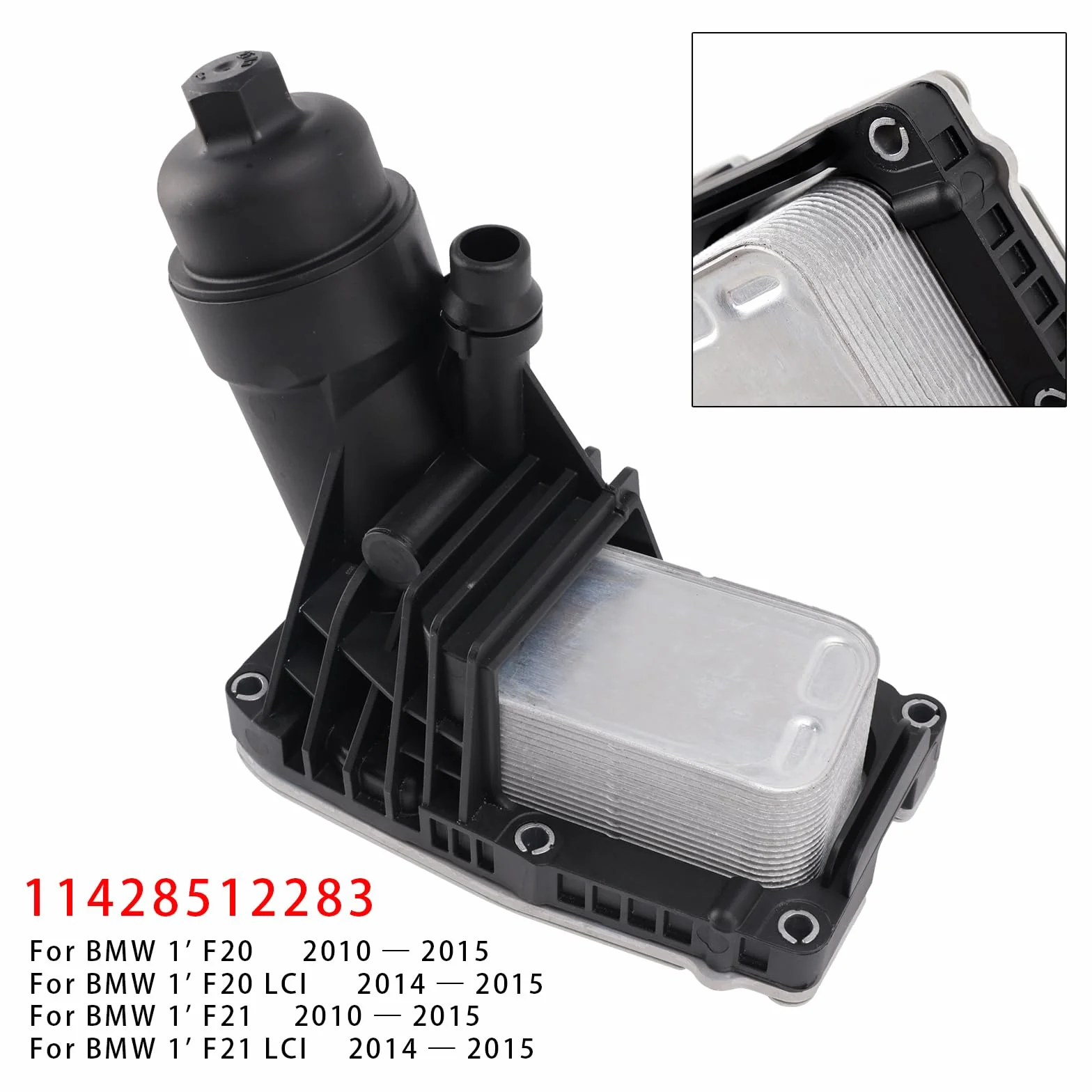 MAD HORNETS Oil Cooler Oil Filter Housing Gaskets 11428512283 for BMW X3 F25 2009-2017
