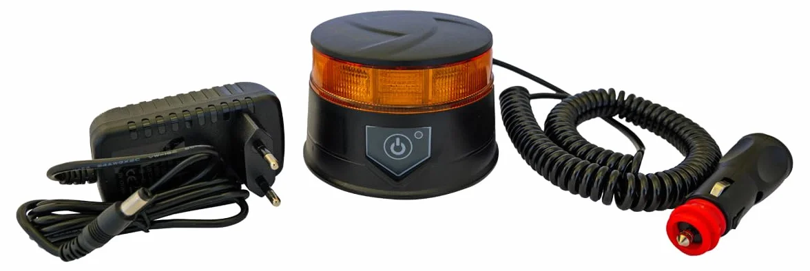 Ama Lampeggiante LED 12-24V 19W IP67 Magnetyczny