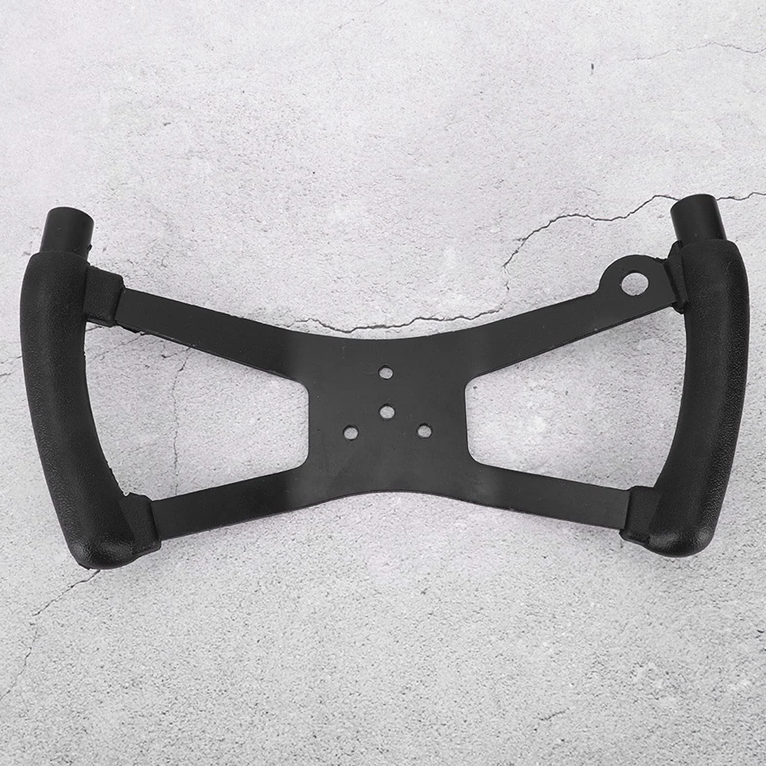 Akozon Volante Stile H per Racing Kart Go Cart Accessorio per la Modifica Dell'auto Nero