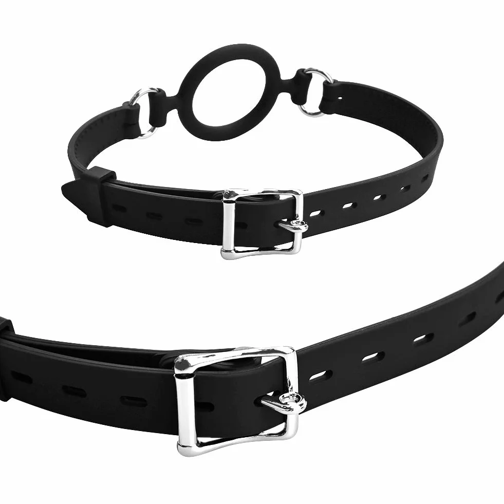 Roluck Silicone Ball Gag z serratura Bondage Sex Toy