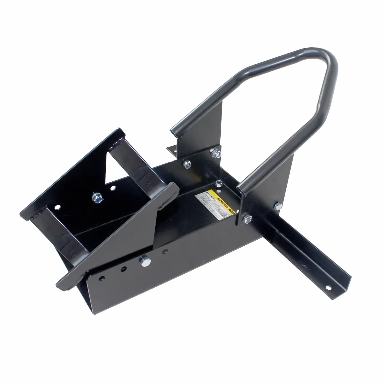 MaxxHaul 80077 - Cuneo ferma ruota standard per motocicletta con supporto girevole
