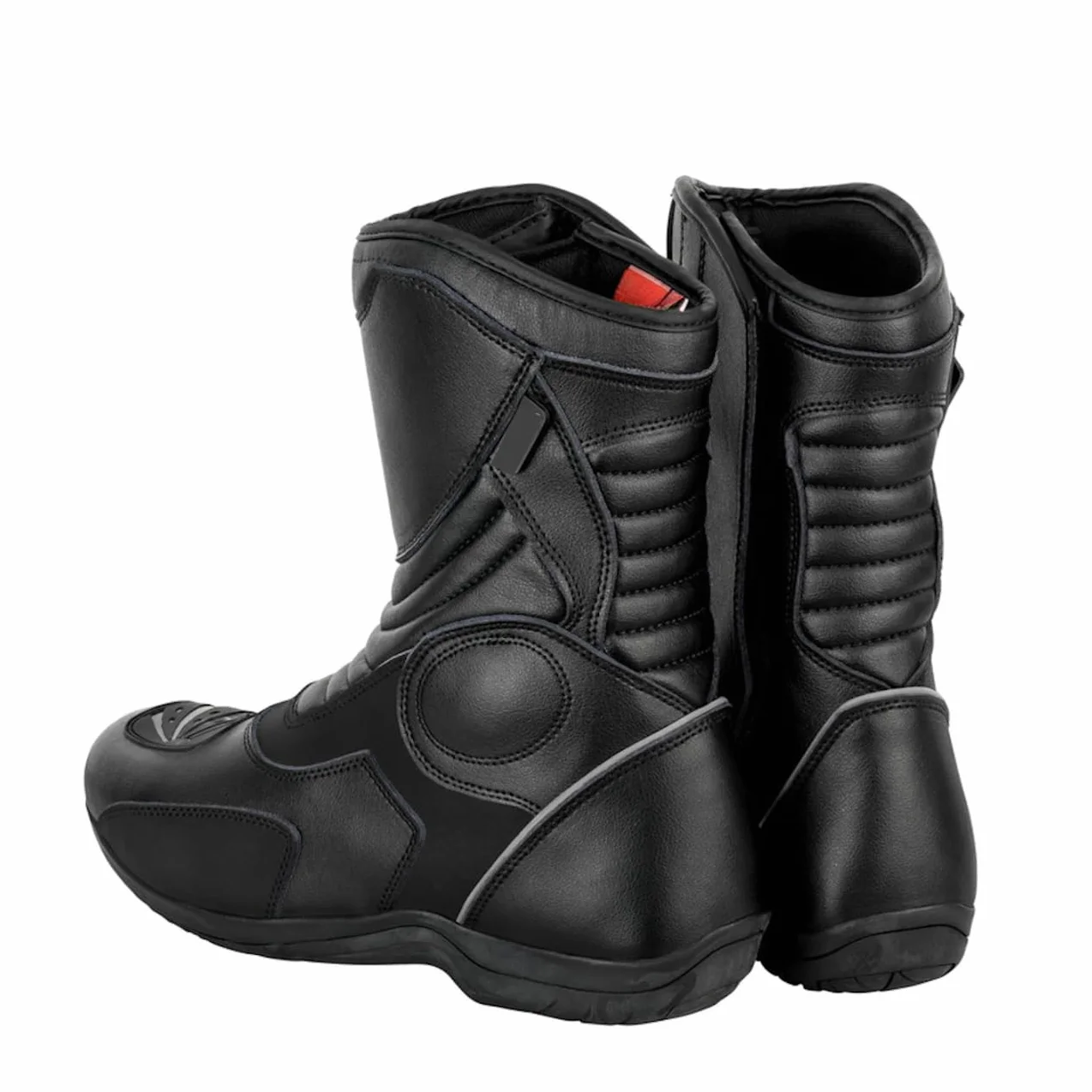 BI ESSE - Stivaletti Moto Enduro Touring, in vera pelle, impermeabili