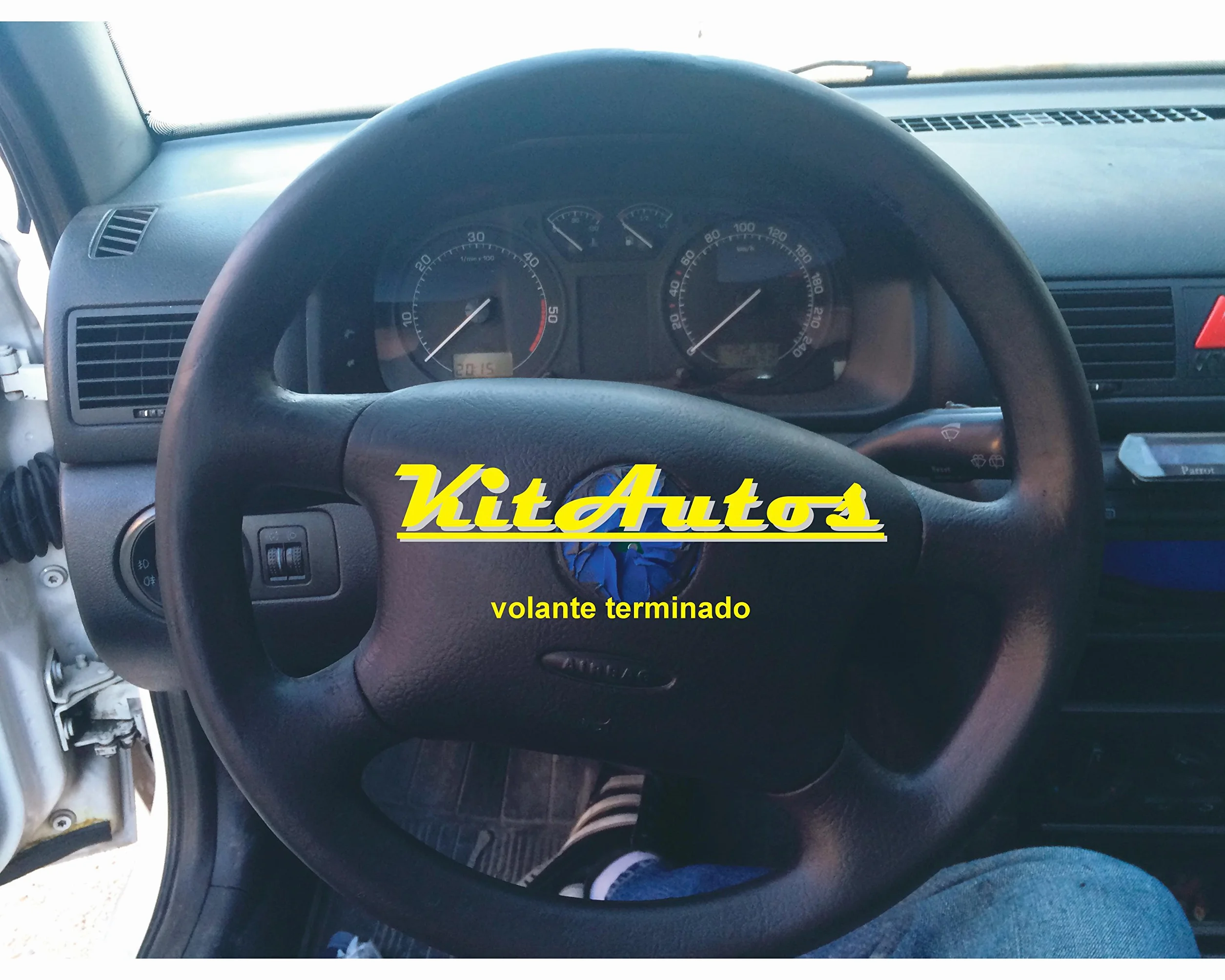 Kit RINNOVO Volante di Pelle E PÑLASTICO Nero.