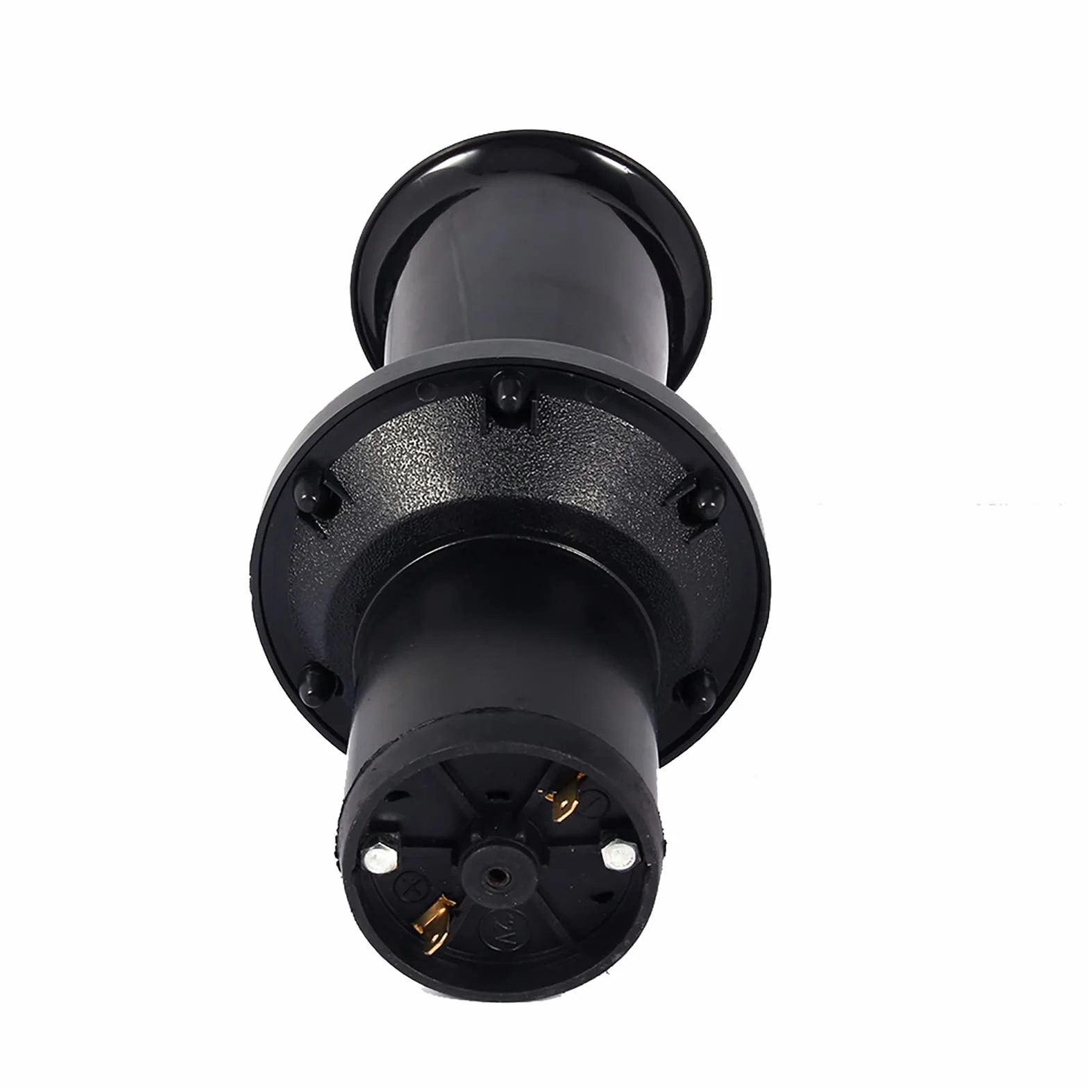 Sirena a Clacson per Auto D'epoca Vintage AHHOOOGAH AHOOGA OOGA 110DB per Auto, Camion, Camper, con Facile Montaggio a un Bullone, Progettata per Veicoli a 12 V (BLACK)