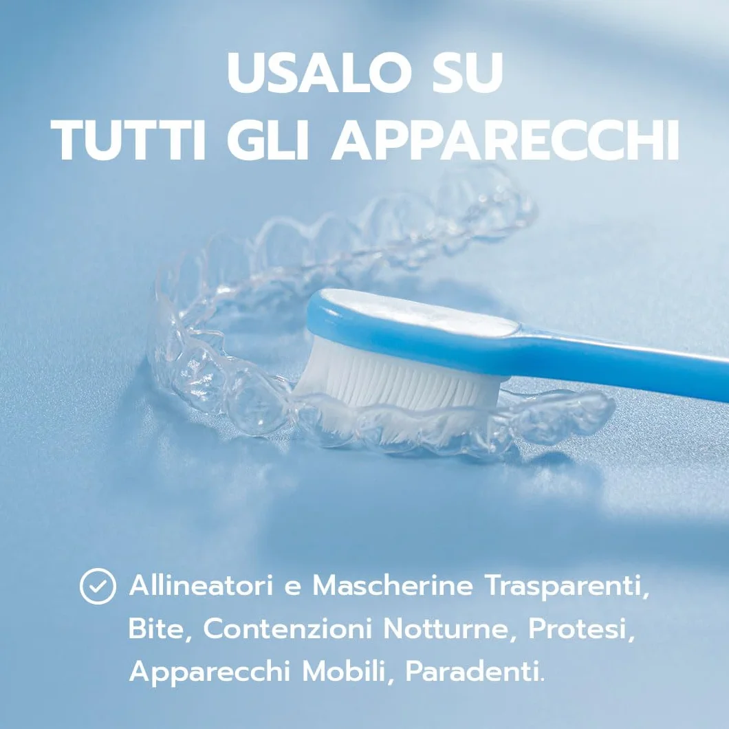 GELDIS Spazzolino per Apparecchi Ortodontici, Pulizia Mascherine, Protesi