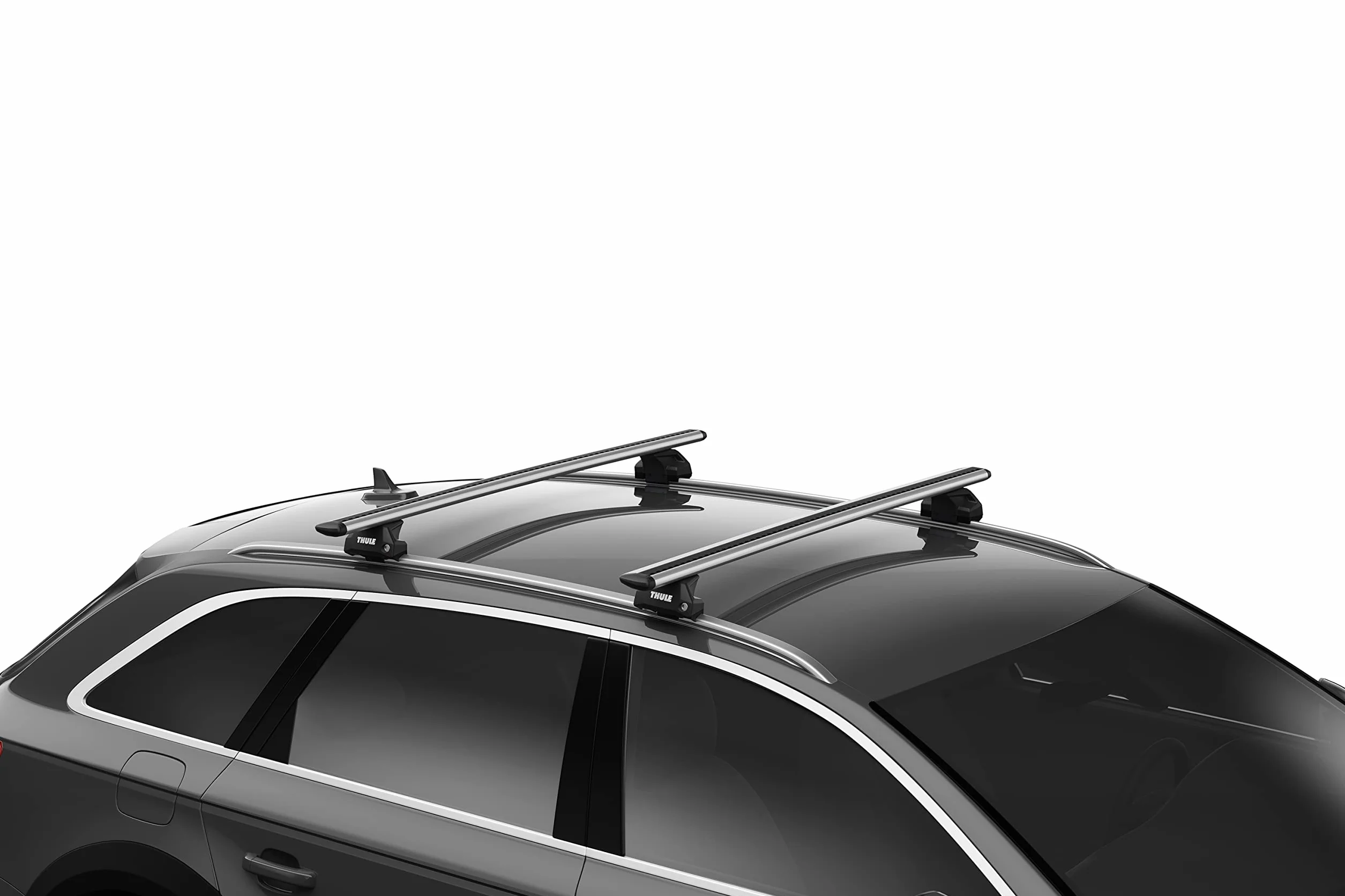 Thule Evo Flush Rail Piede Per Veicoli Confezione Da 4 Nero