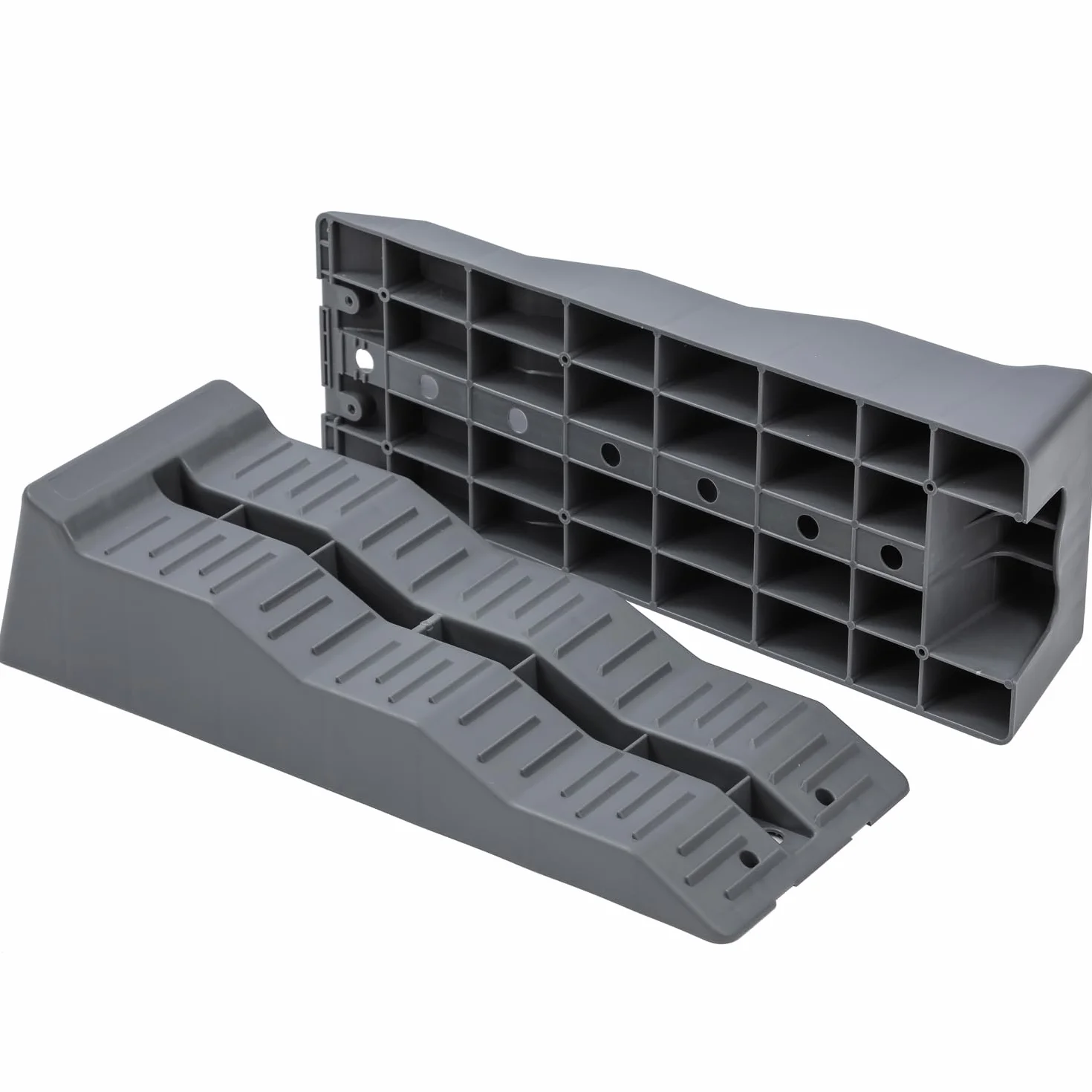 KATSU Rampe Livellamento Roulotte 2 Pezzi 5 Ton 3 Livelli Cunei Camper Plastica Gravosi