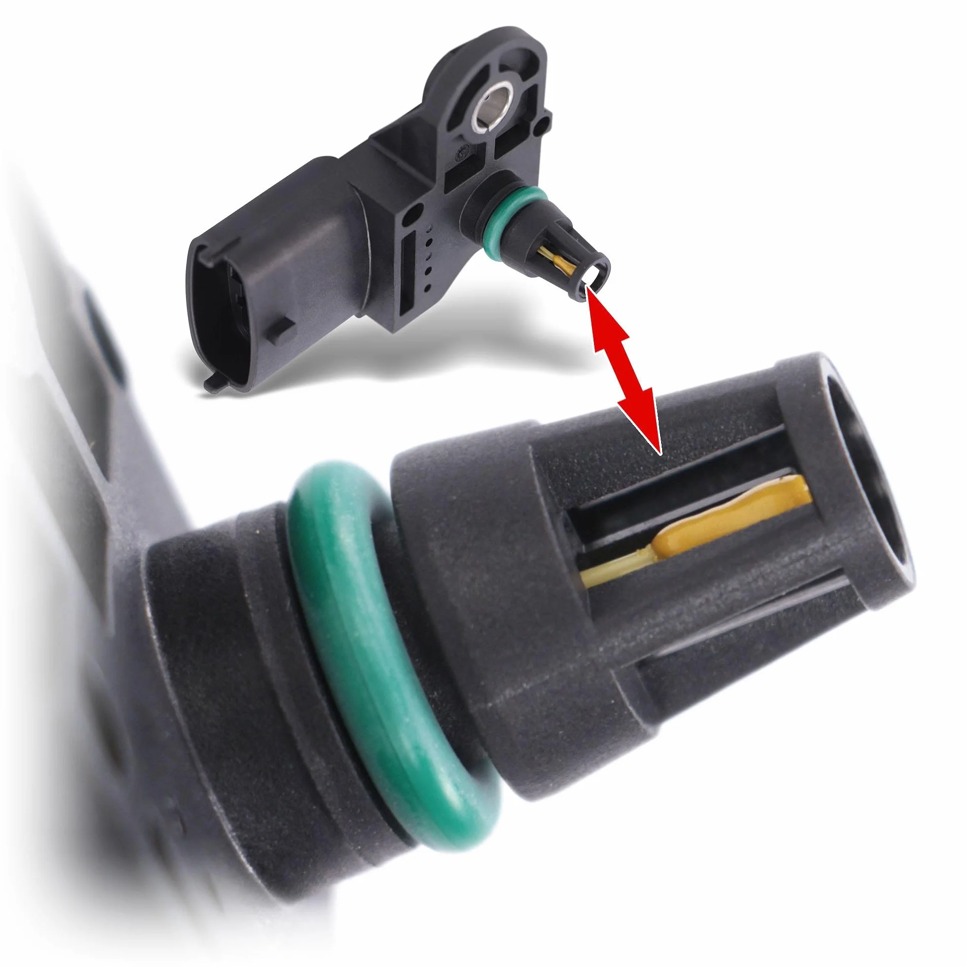BOSCH Sensore, Pressione collettore d'aspirazione 0281002845 Compatibile con: FIAT DUCATO Bus, DUCATO Kasten, DUCATO Pritsche/Fahrgestell, LDV MAXUS Bus, Kasten, Pritsche/Fahrgestell