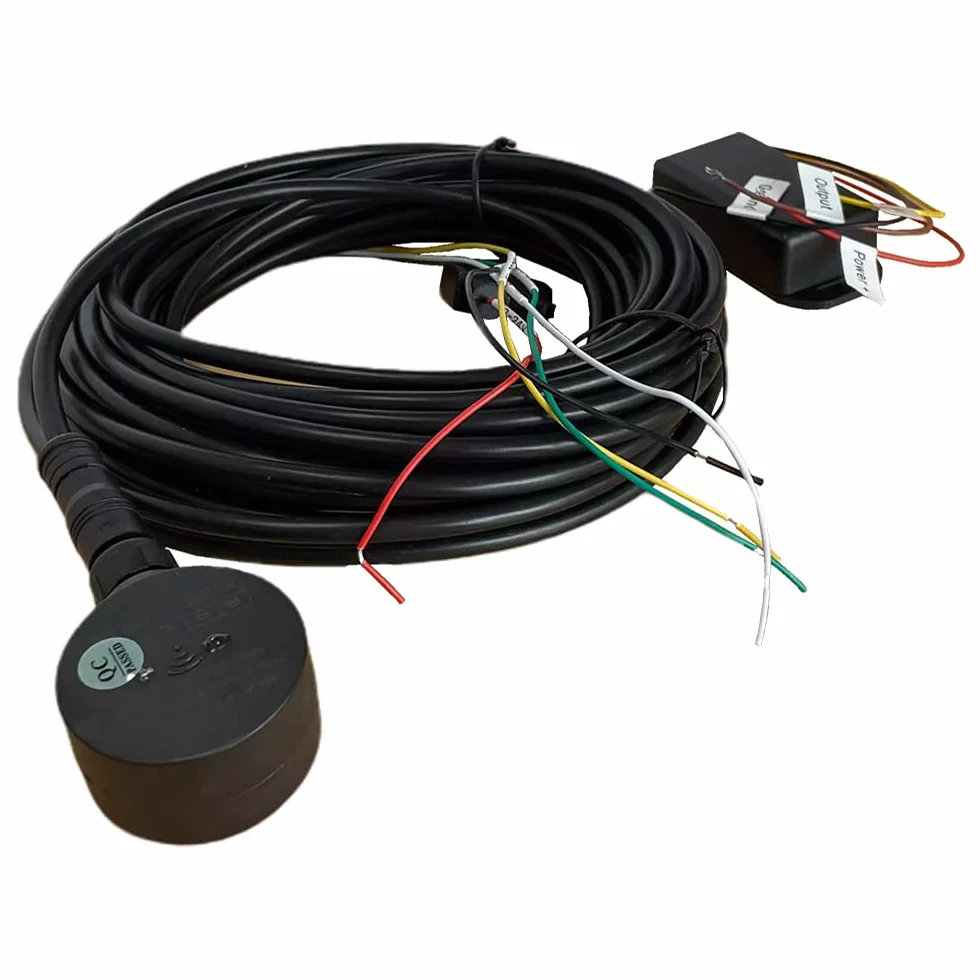 ELING - Sensore di livello del carburante ultrasonico, sistema di monitoraggio del carburante senza contatto, ohmmetro per la rilevazione del livello di carburante per auto, camion e motori diesel