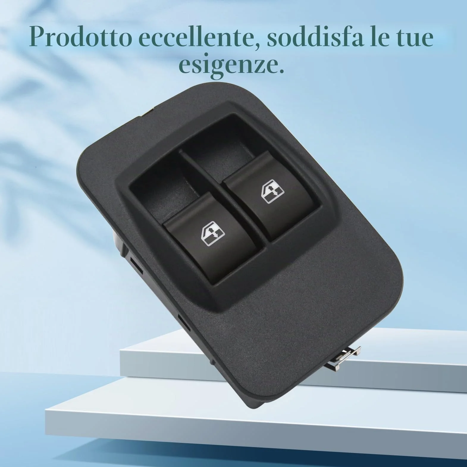 Interruttore alzacristalli 6490.G8 per Nemo Doblo Fiorino Qubo Bipper Combo 735461275 Pulsante alzacristalli elettrico. Interruttore per il controllo dei finestrini