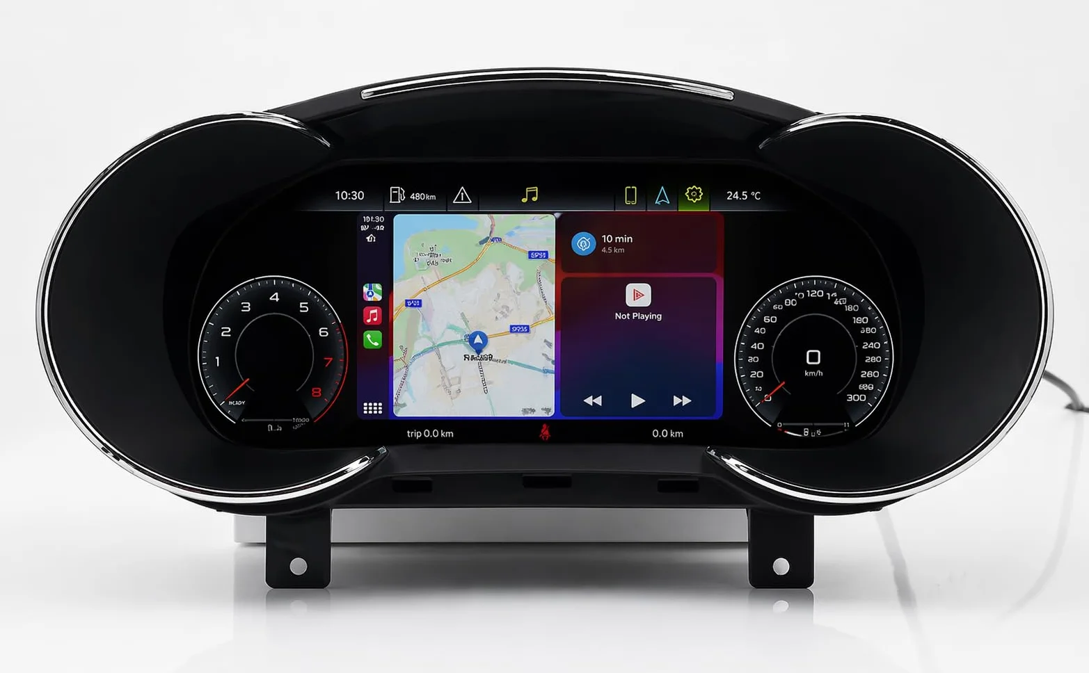 VIBEX Tachimetro Digitale 10,25 per Audi A3, S3, RS3 8V 2013-2019 |Virtual Cockpit LCD Full HD | Apple CarPlay Android Auto Wireless | Navigazione GPS | Plug & Play | Comandi al Volante |
