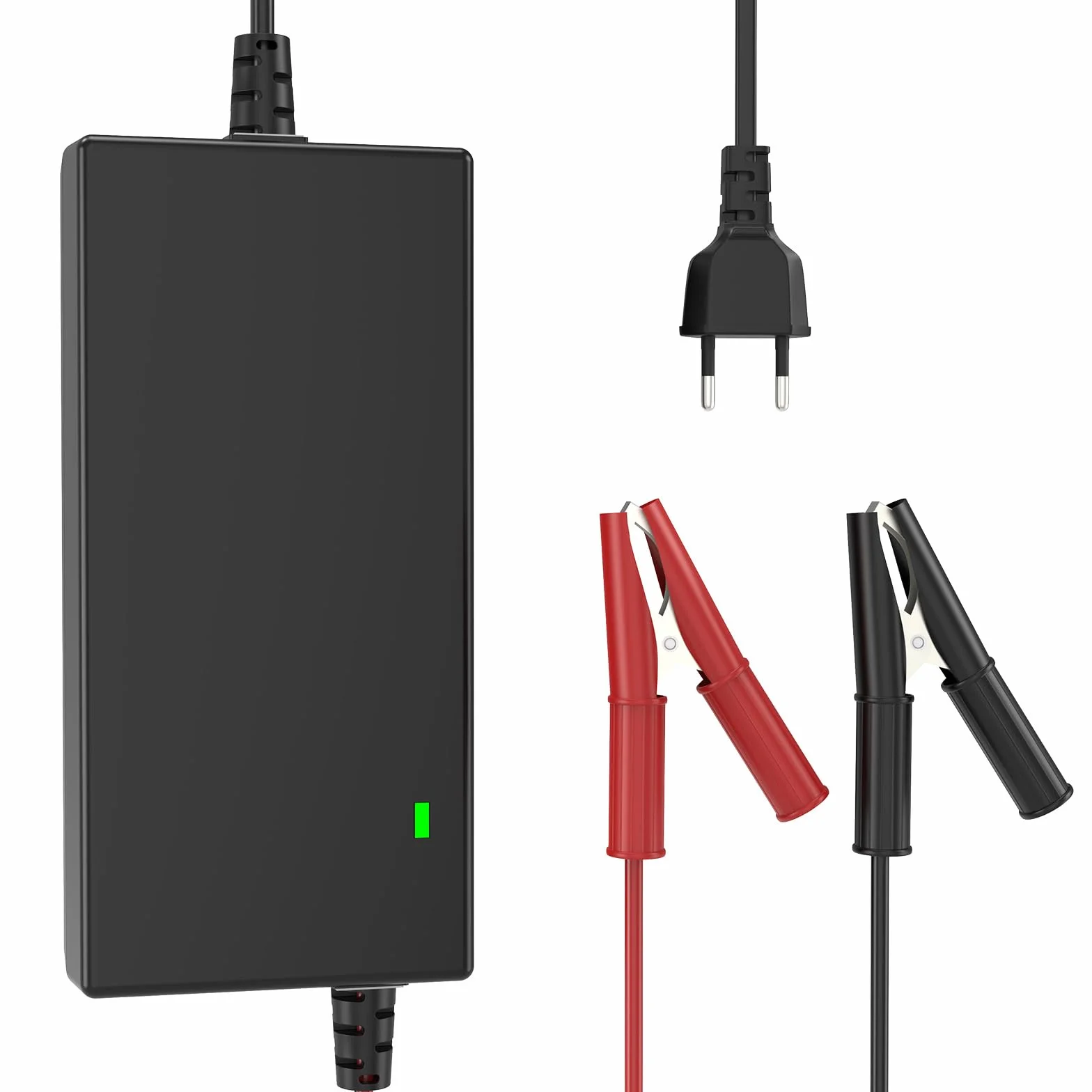 ASUNCELL 14,6 V/10 A LiFePO4 Caricabatteria da auto, caricabatteria da auto da 6 V e 12 V piombo fino a 120 Ah e 12,8 V litio, batterie al litio-ferro-fosfato